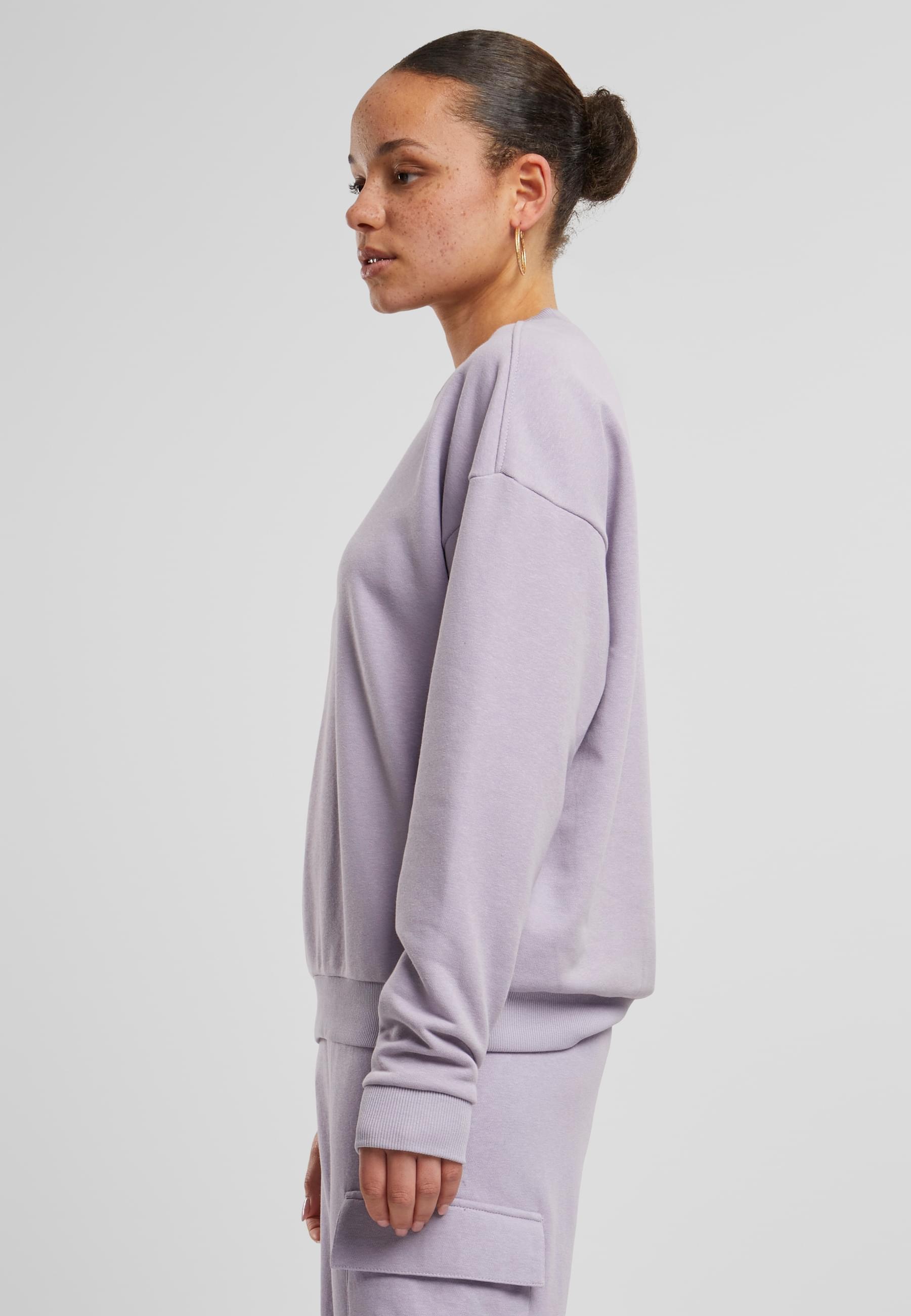 URBAN CLASSICS Sweater »Urban Classics Damen Ladies Oversized Light Terry Crewneck«