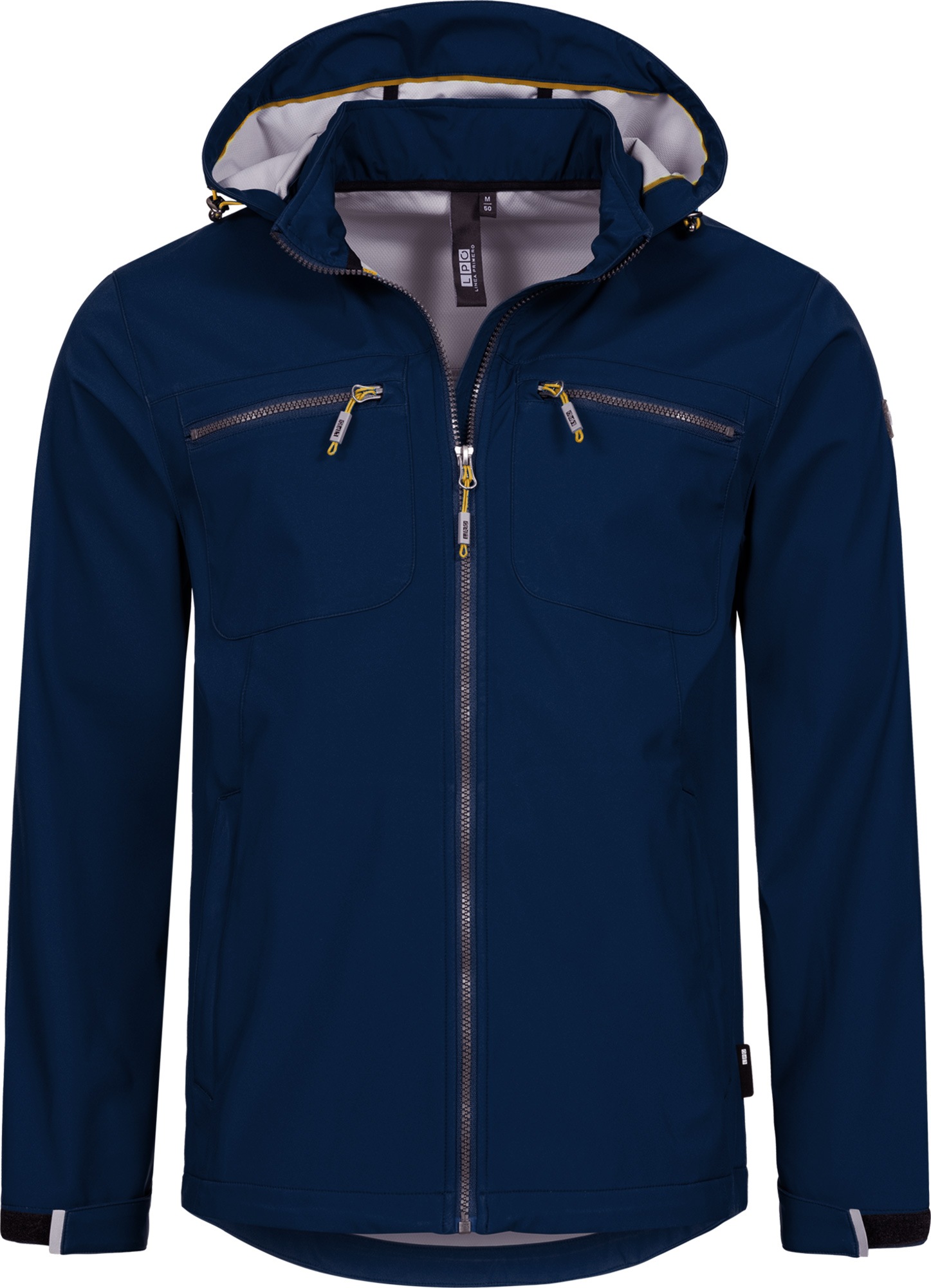 LPO Softshelljacke "LAC SIMARD NEW II Men" mit Kapuze mit abnehmbarer Kapuze