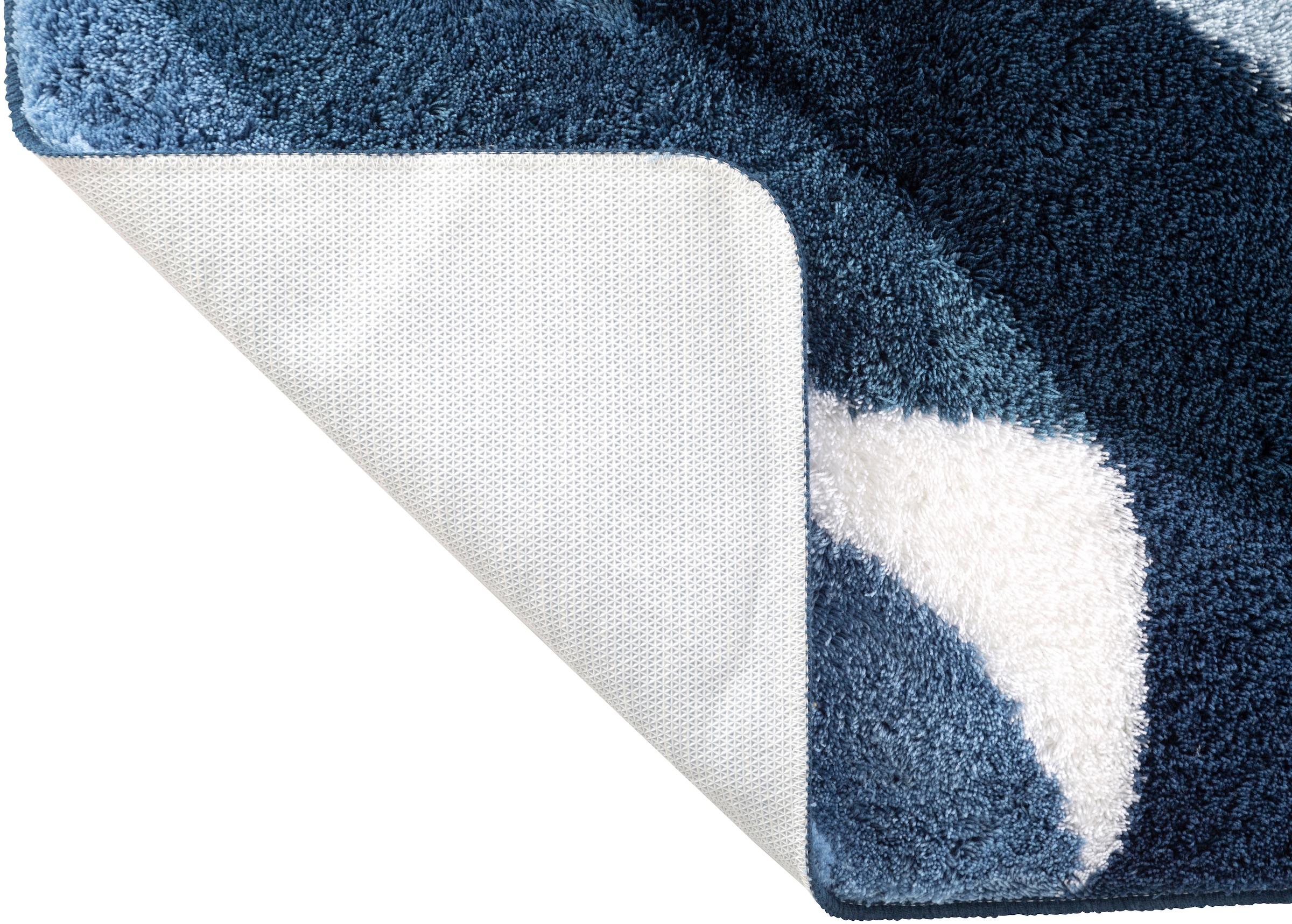 my home Badematte »Magnus, Badvorleger, Badezimmer Teppich«, rutschhemmend beschichtet, strapazierfähig-schnell trocknend, mehrfarbig, Badteppich, Badematten auch als 2 teiliges Set & rund