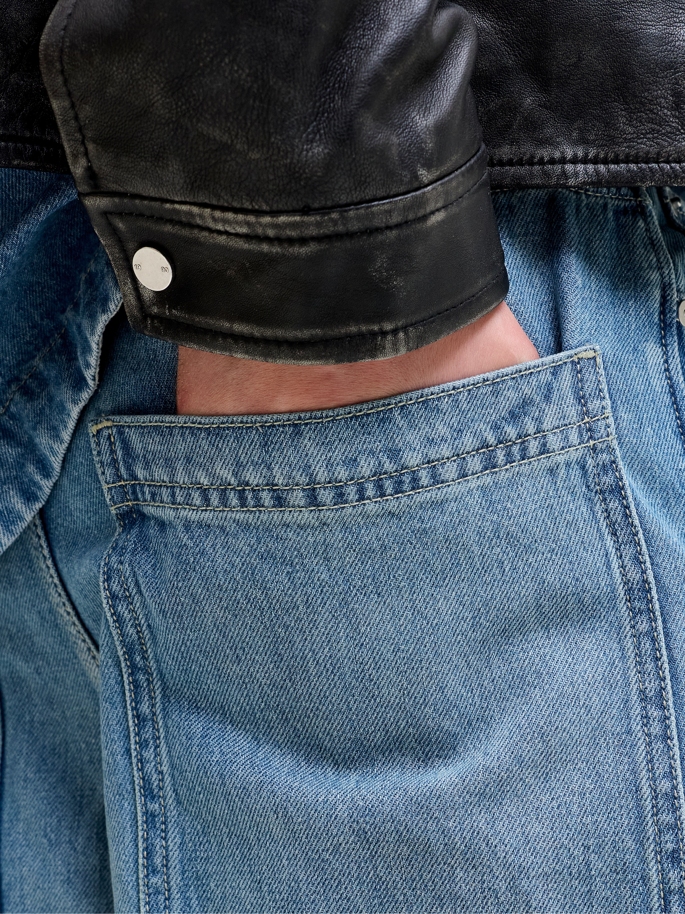 Jack & Jones Jeansbermudas »JJIBILLY JJLUCA JORTS AKM 793 LN« Baumwolle