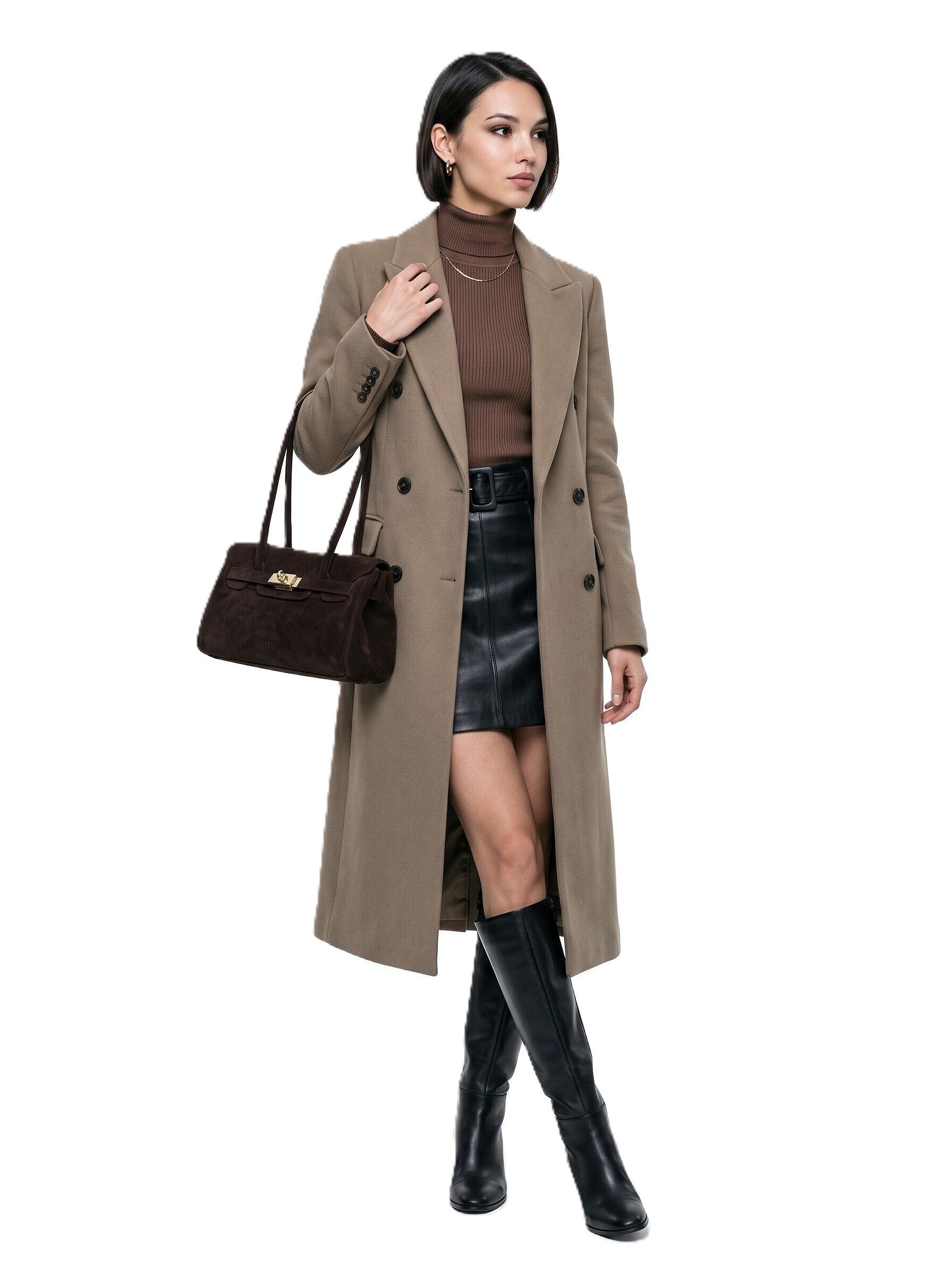 forty° Henkeltasche »FORTY° Damen FORVIATA echt Leder, Made in Italy« echt Leder, Made in Italy