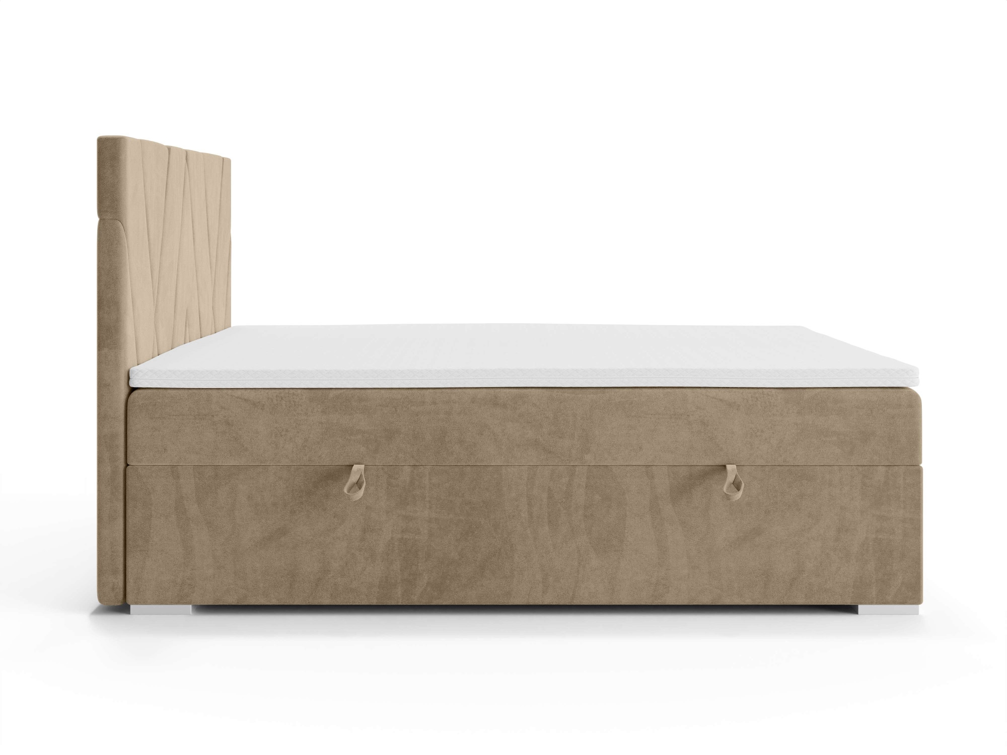 Places of Style Polsterbett »Liania mit Matratze und Topper, in 2 Breiten (160 und 180 cm)«, Boxspringbett mit Bettkasten, Matratze (BFK/TFK) und Topper