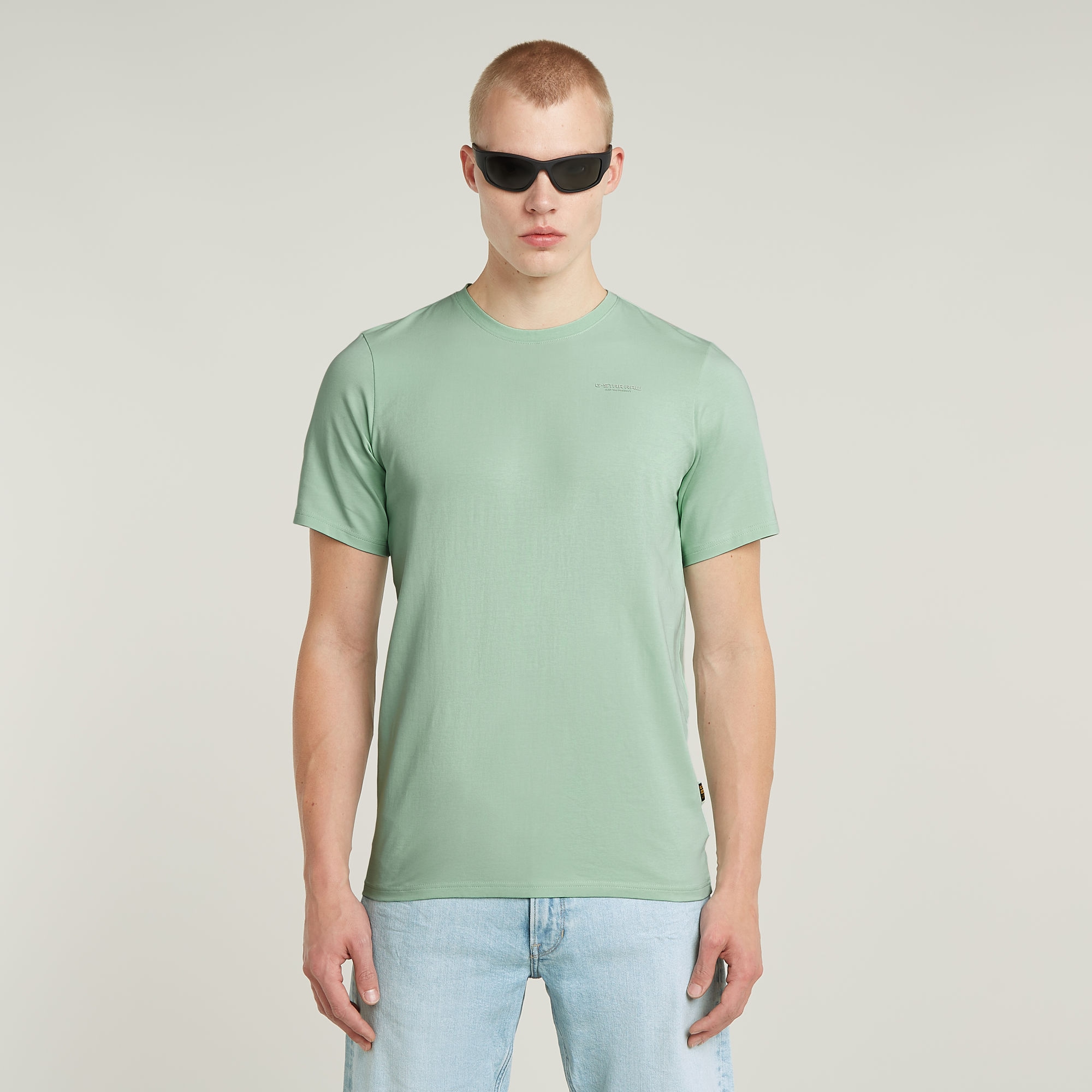 G-STAR T-Shirt "Slim Base" mit Rundhals, Baumwollmix günstig online kaufen