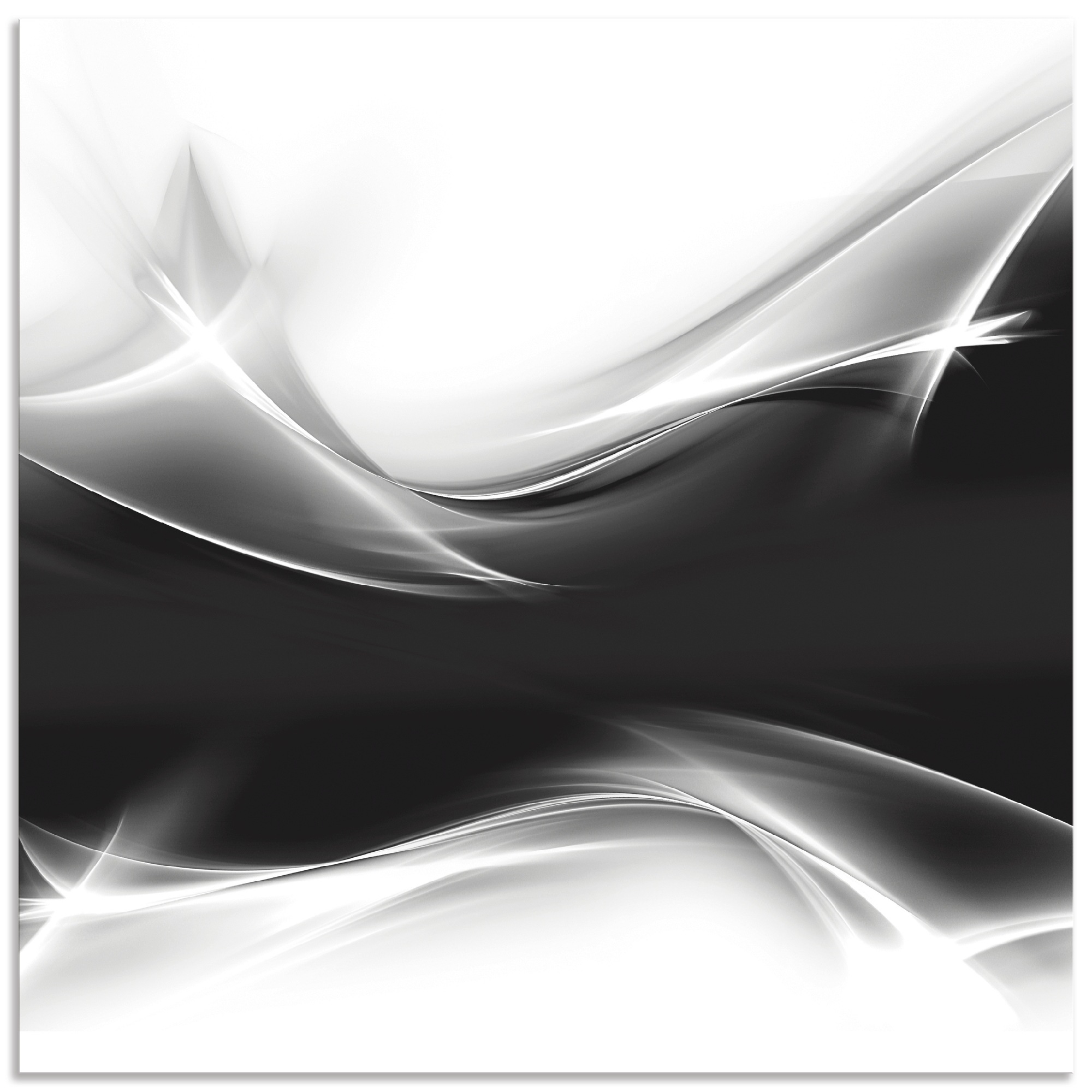 Artland "Kreatives Element" Alu Spritzschutz mit Klebeband, einfache Montage