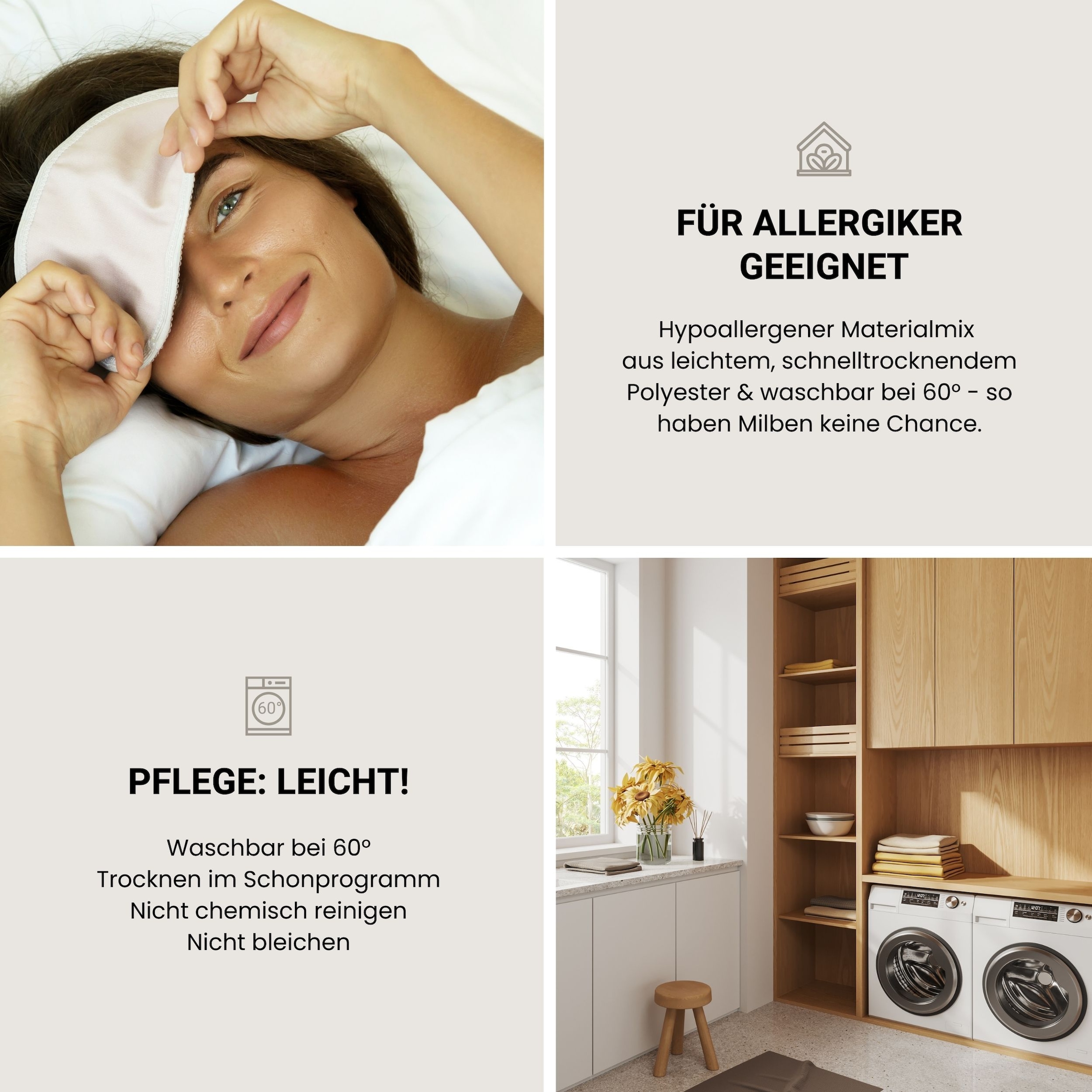 Schiesser Microfaserbettdecke »Hygge leichte Ganzjahressteppdecke mit flauschiger Füllung« normal 1 Stk. tlg. STANDARD 100 by OEKO-TEX® zertifiziert