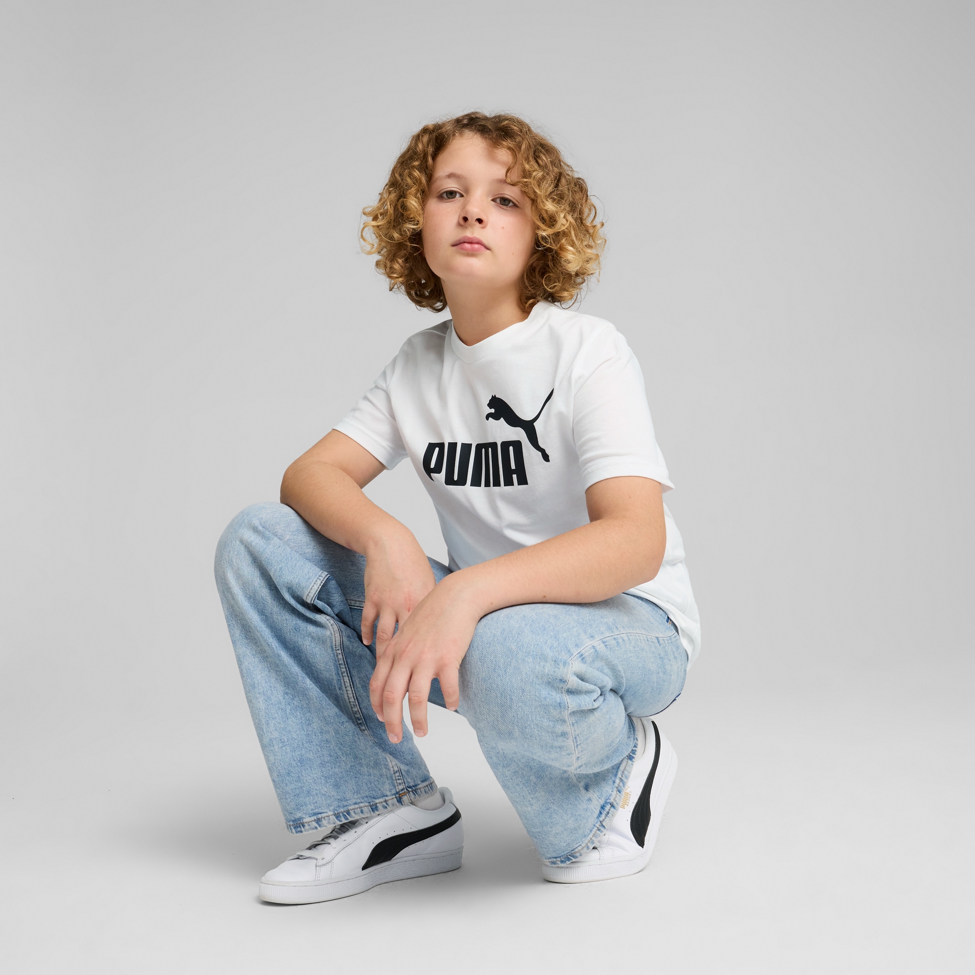 PUMA T-Shirt »ESS NO. 1 LOGO TEE B«, für Kinder, 100% Baumwolle