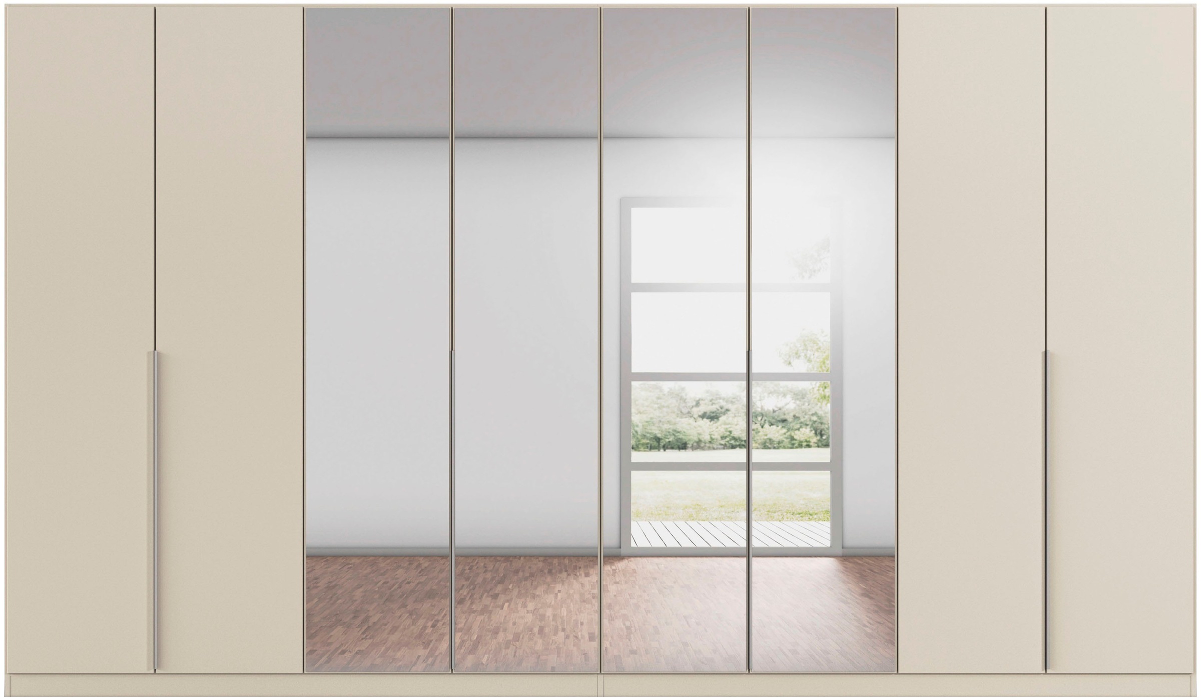 OTTO home Drehtürenschrank "Kleiderschrank Schrank Garderobe AGORDO mit Dek günstig online kaufen