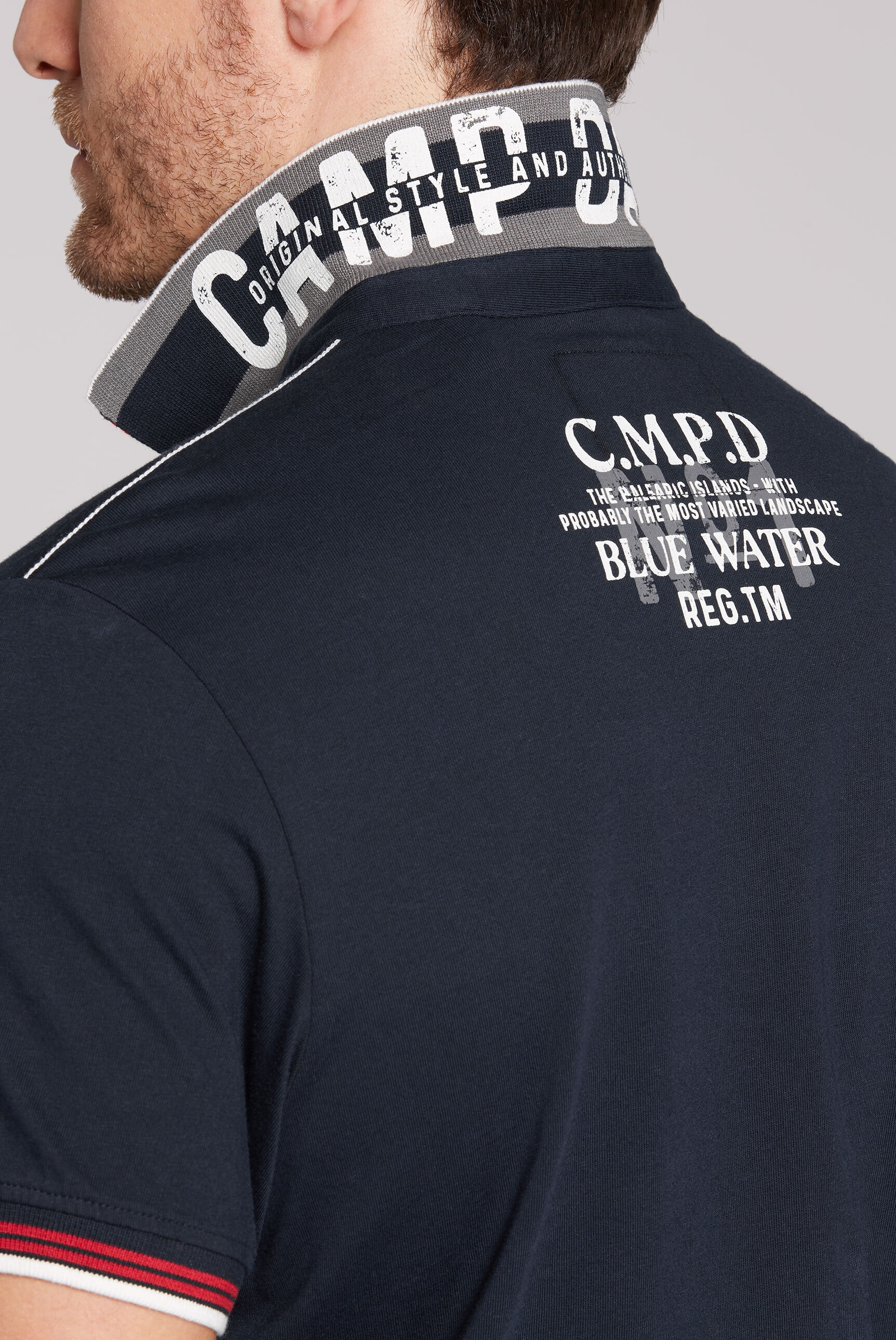 CAMP DAVID Poloshirt, aus Baumwolle