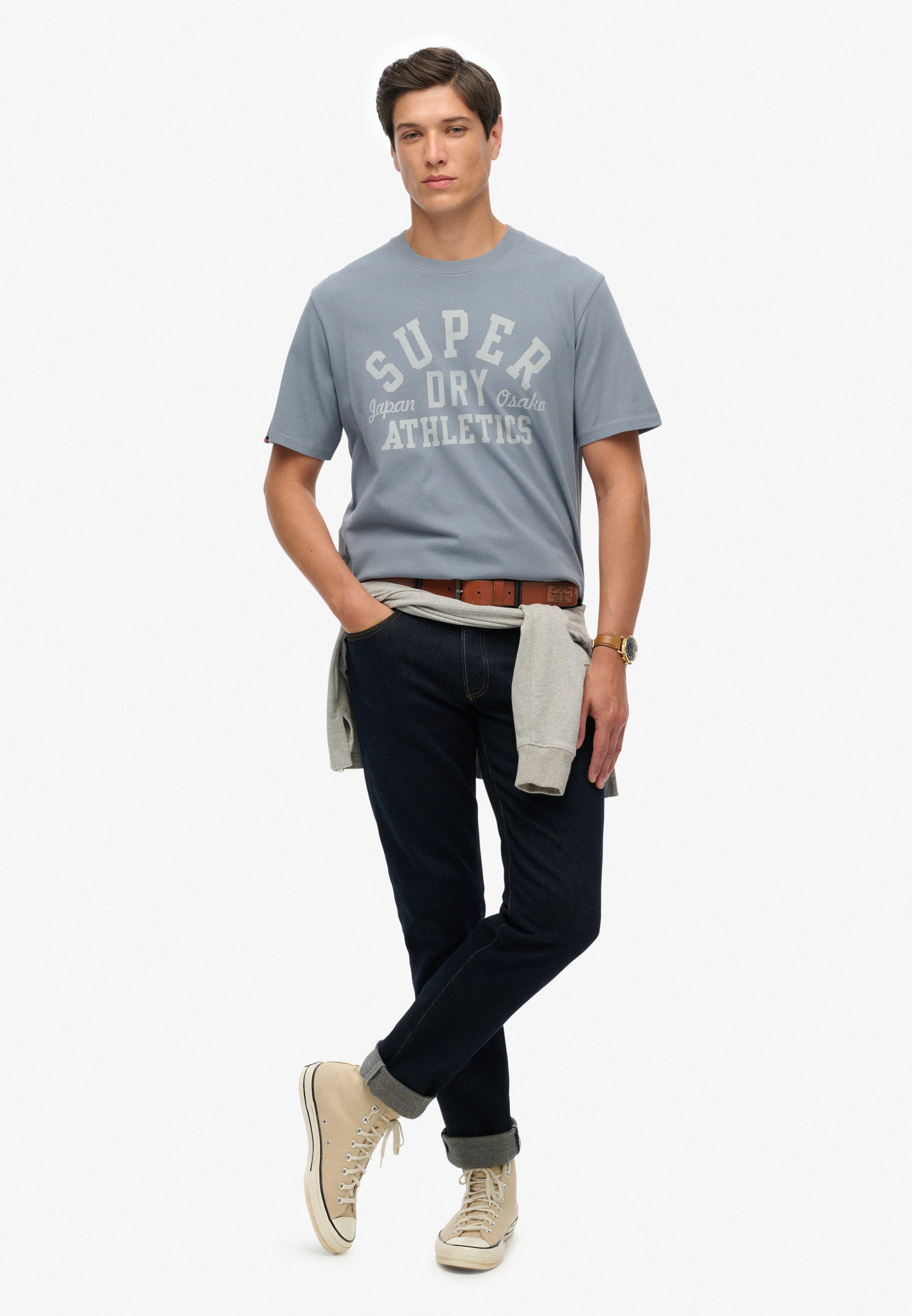 Superdry Rundhalsshirt »ATHLETIC ESS TEE«