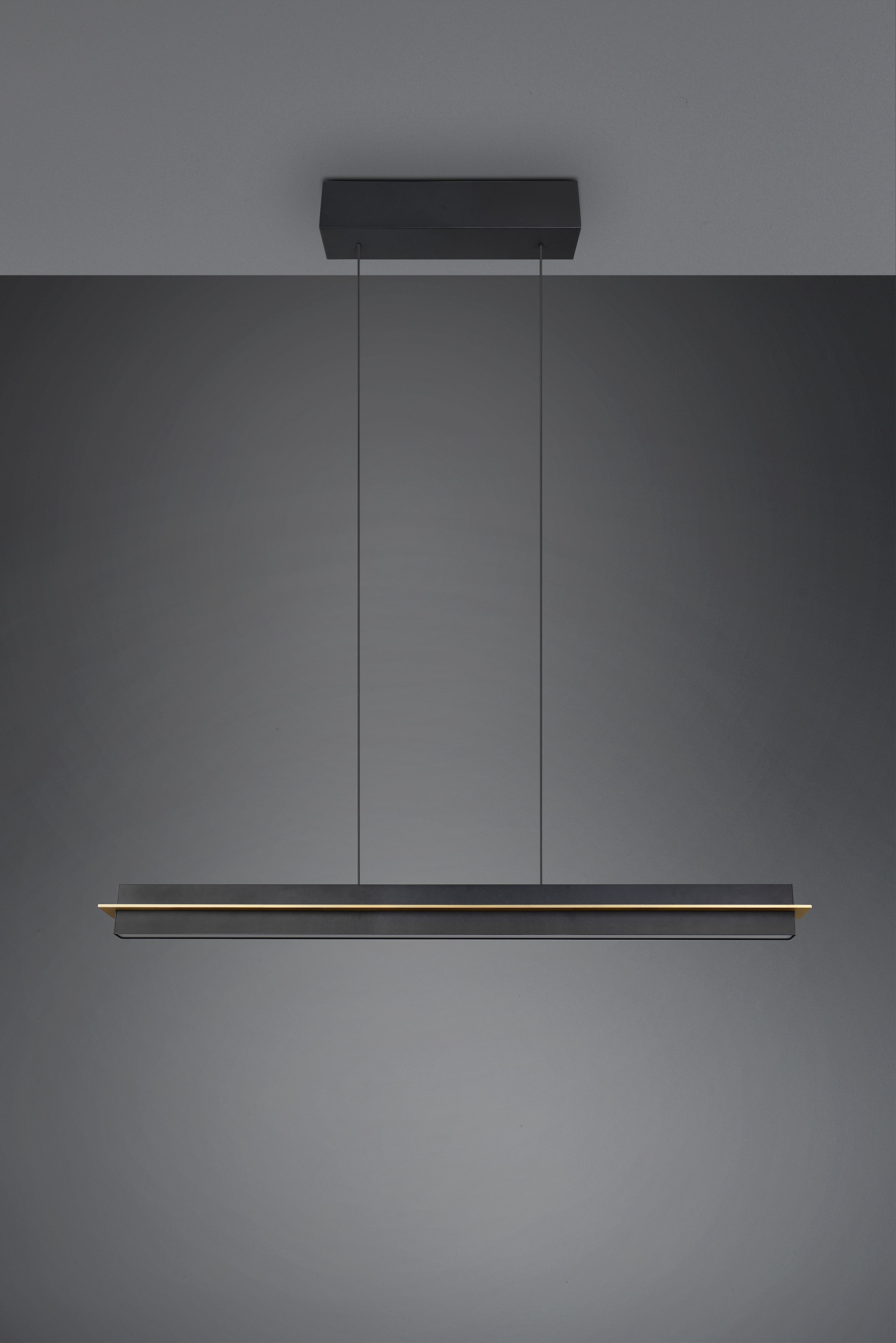 TRIO Leuchten LED Pendelleuchte »EMERSON, LED Hängeleuchte höhenverstellbar, 4-Stufen Touch Dimmer«, 1 flammig, Leuchtmittel LED-Board | LED fest integriert, Lichtfarbe einstellbar 2700-5000K warm- bis kaltweiß, Höhe max 150 cm