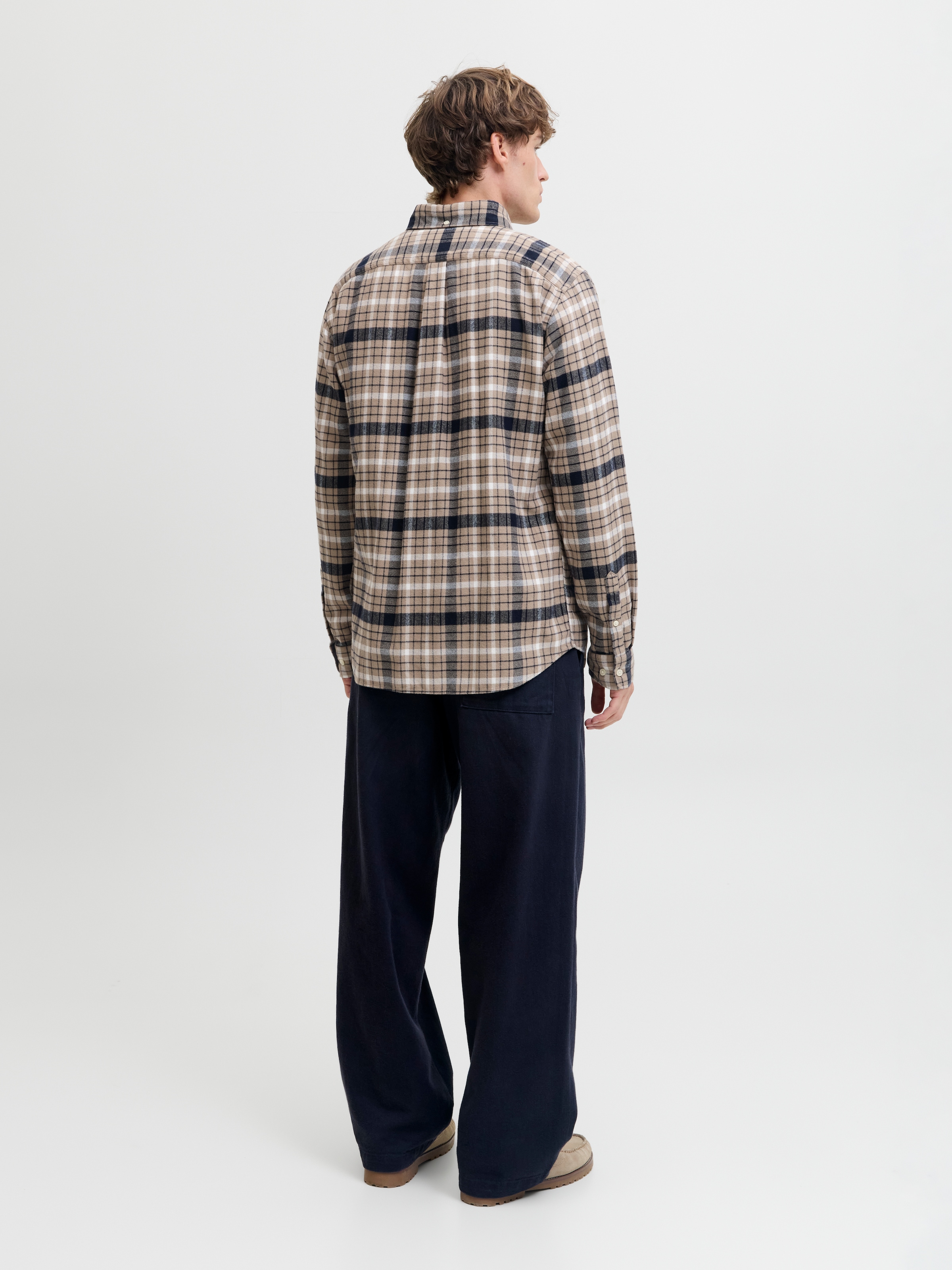 Jack & Jones Langarmhemd »JPRBLUBARKLEY FLANNEL X-MAS L/S SHIRT CH«