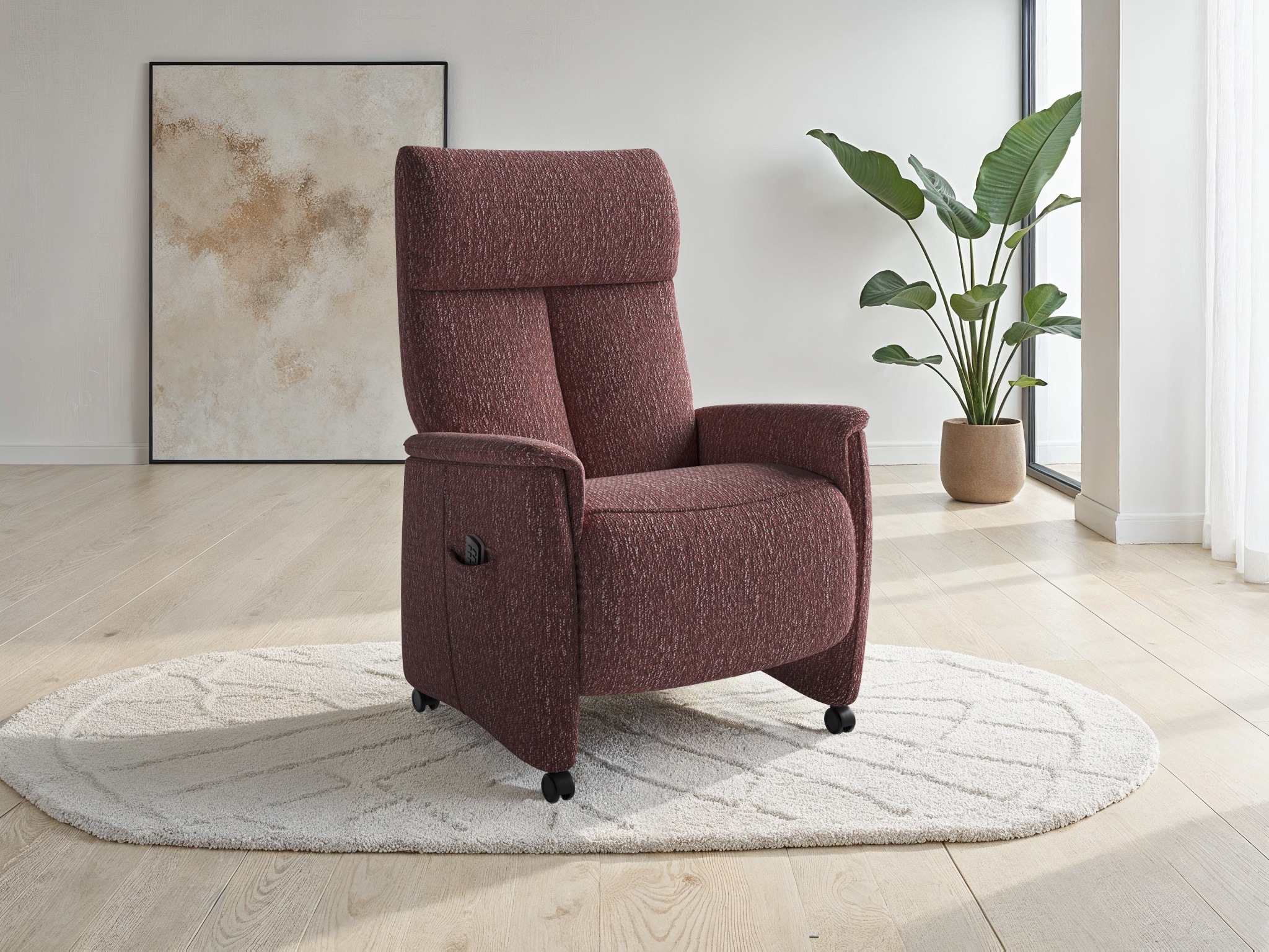 sit&more TV-Sessel "Cremona Comfort Plus" bis 200 Kg belastbar, mit Herz-Waage Funktion