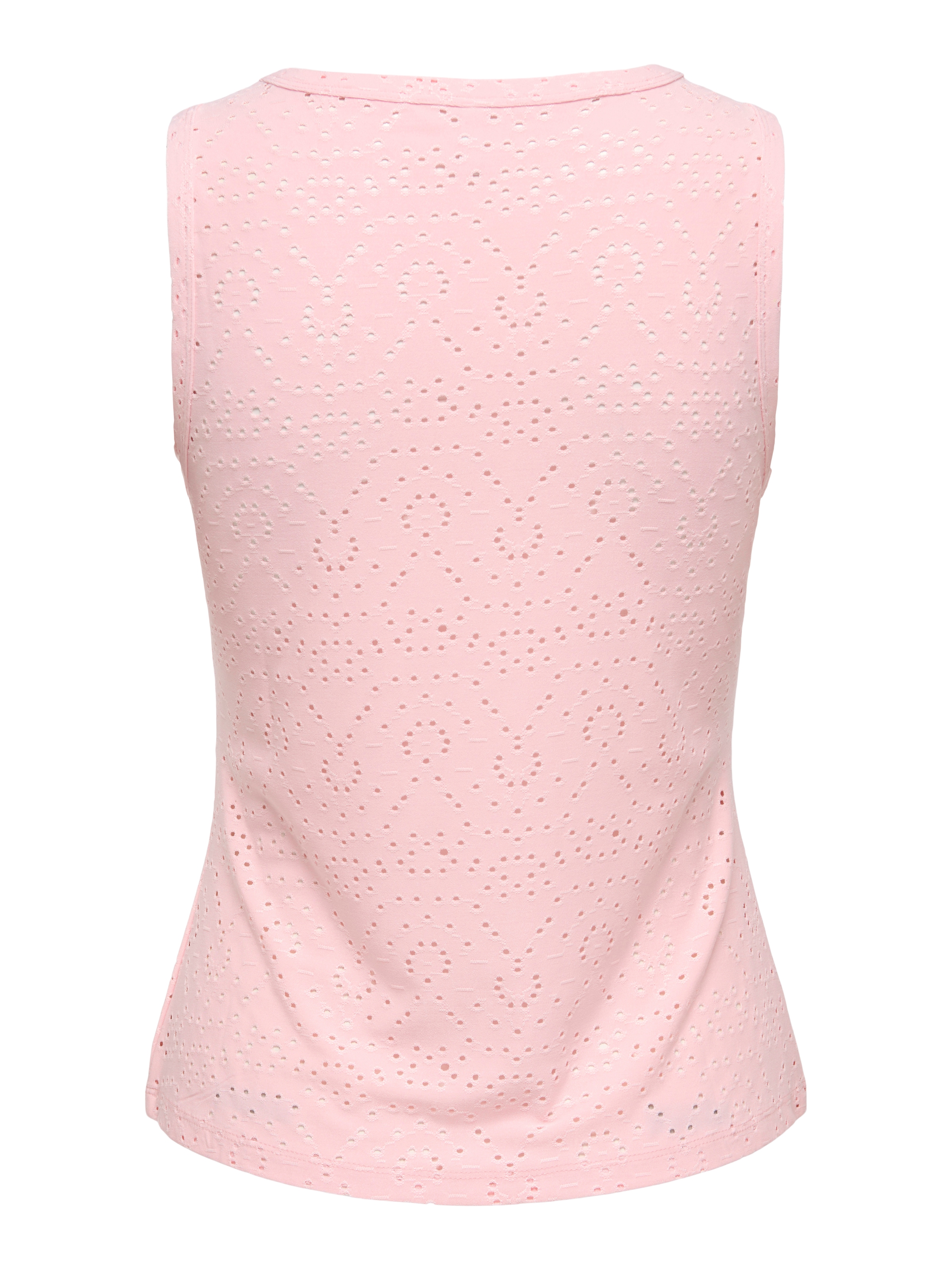 ONLY »ONLSMILLA S/L V-NECK TOP JRS« Materialmix, regular fit, V-Ausschnitt