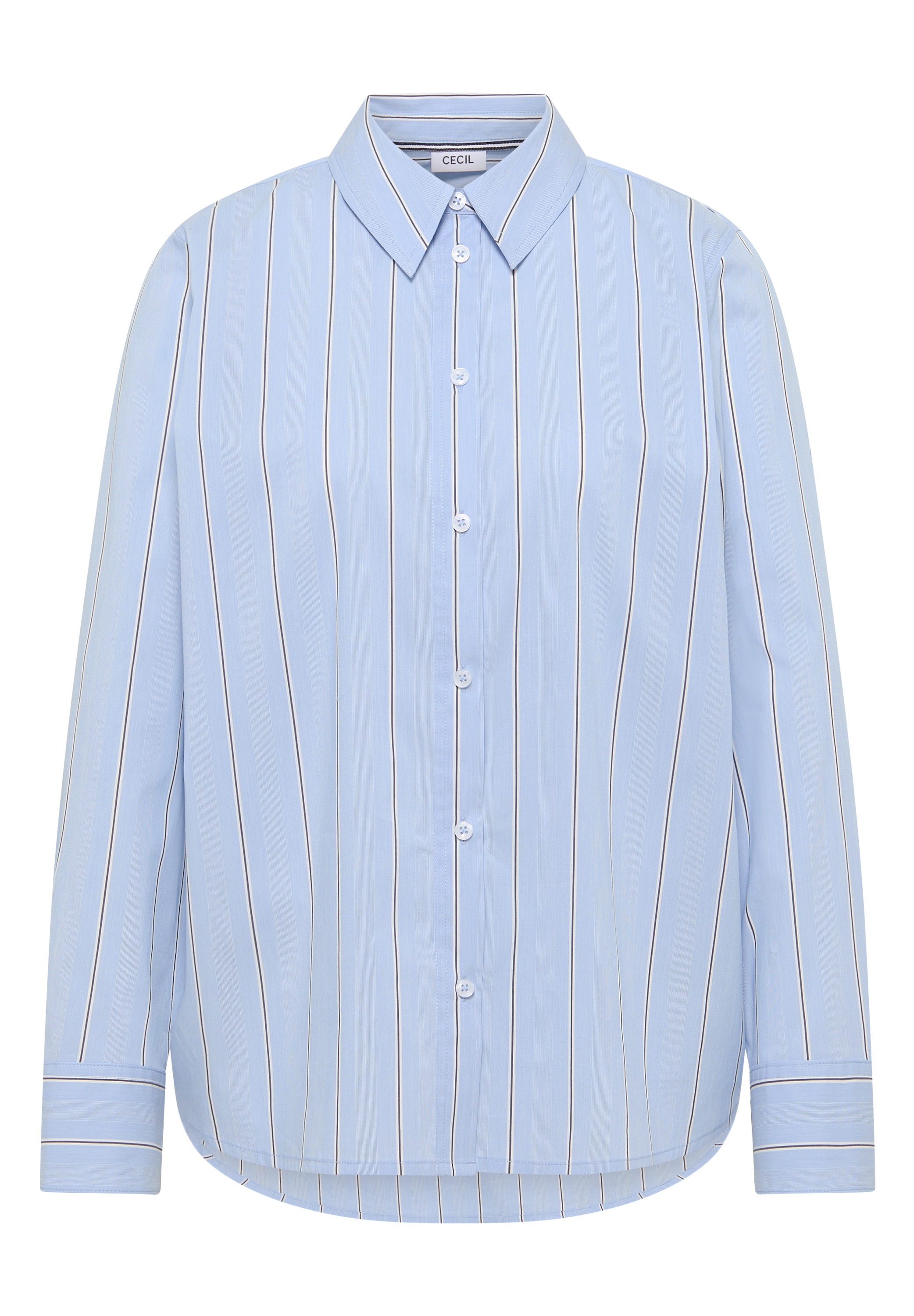 Cecil Langarmbluse aus Baumwolle mit Stretchanteil