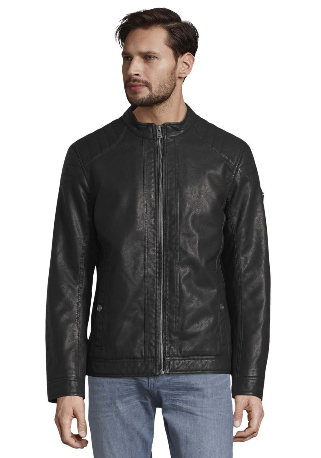 Lederimitatjacke