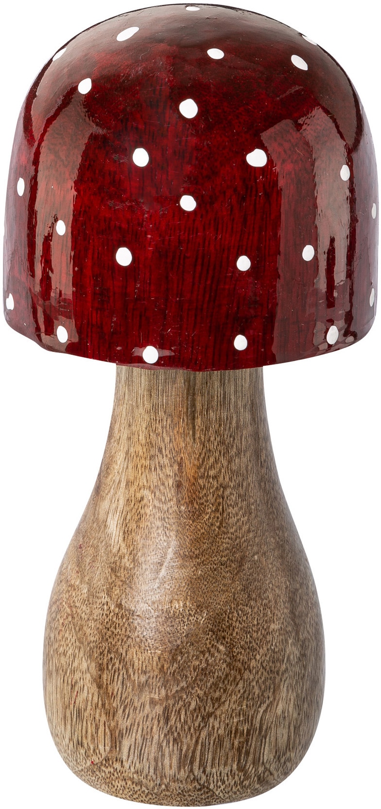 Creativ deco Weihnachtsfigur »Fliegenpilz, Weihnachtsdeko rot«, mit rot  leuchtenden Hüten bestellen | BAUR