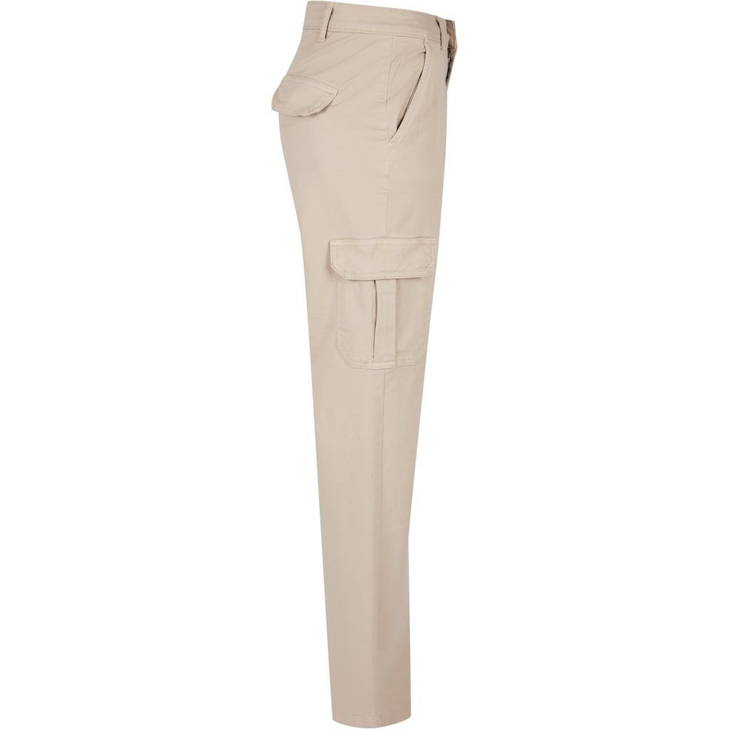 URBAN CLASSICS Stoffhose »Urban Classics Damen Ladies High Waist Straight Cargo Pants«, (1 tlg.)