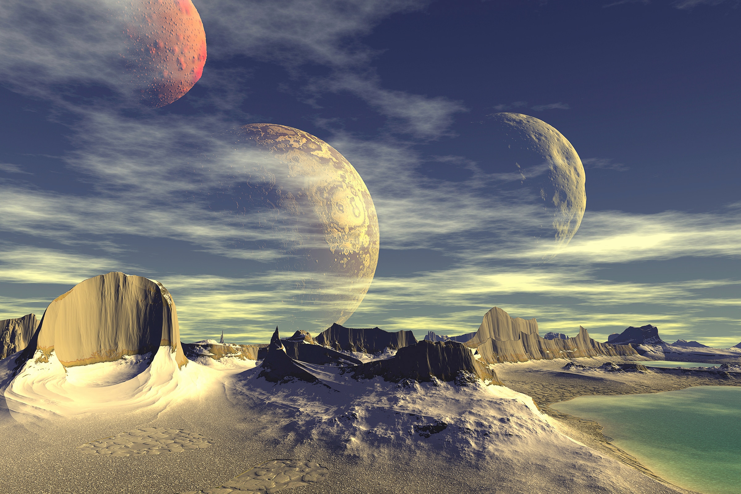 Papermoon "PLANETEN-FUTURISTISCH WELTRAUM MOND GALAXIE UNIVERSUM"