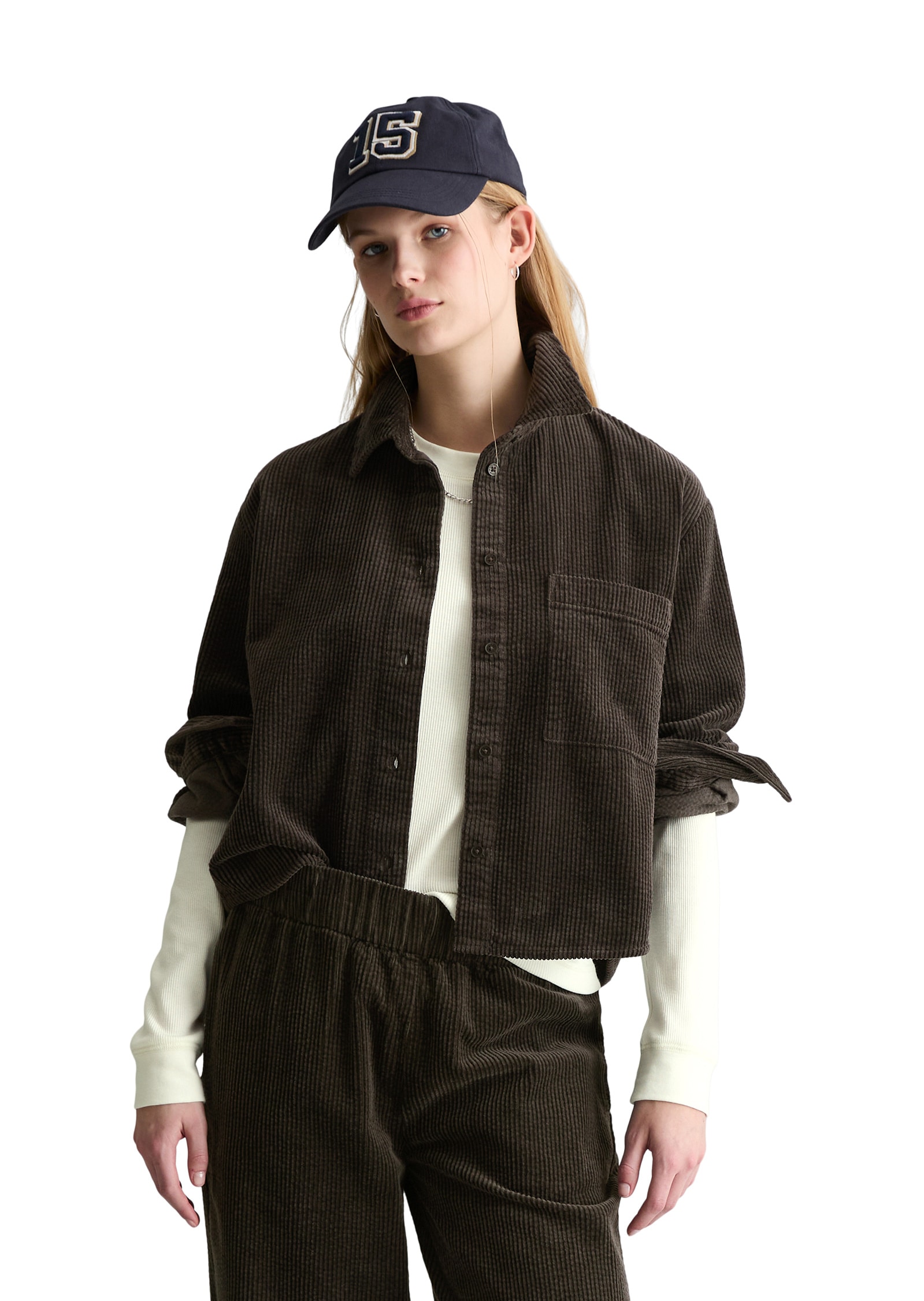 Marc OPolo DENIM Langarmbluse "mit lässiger Bubble-Struktur" günstig online kaufen