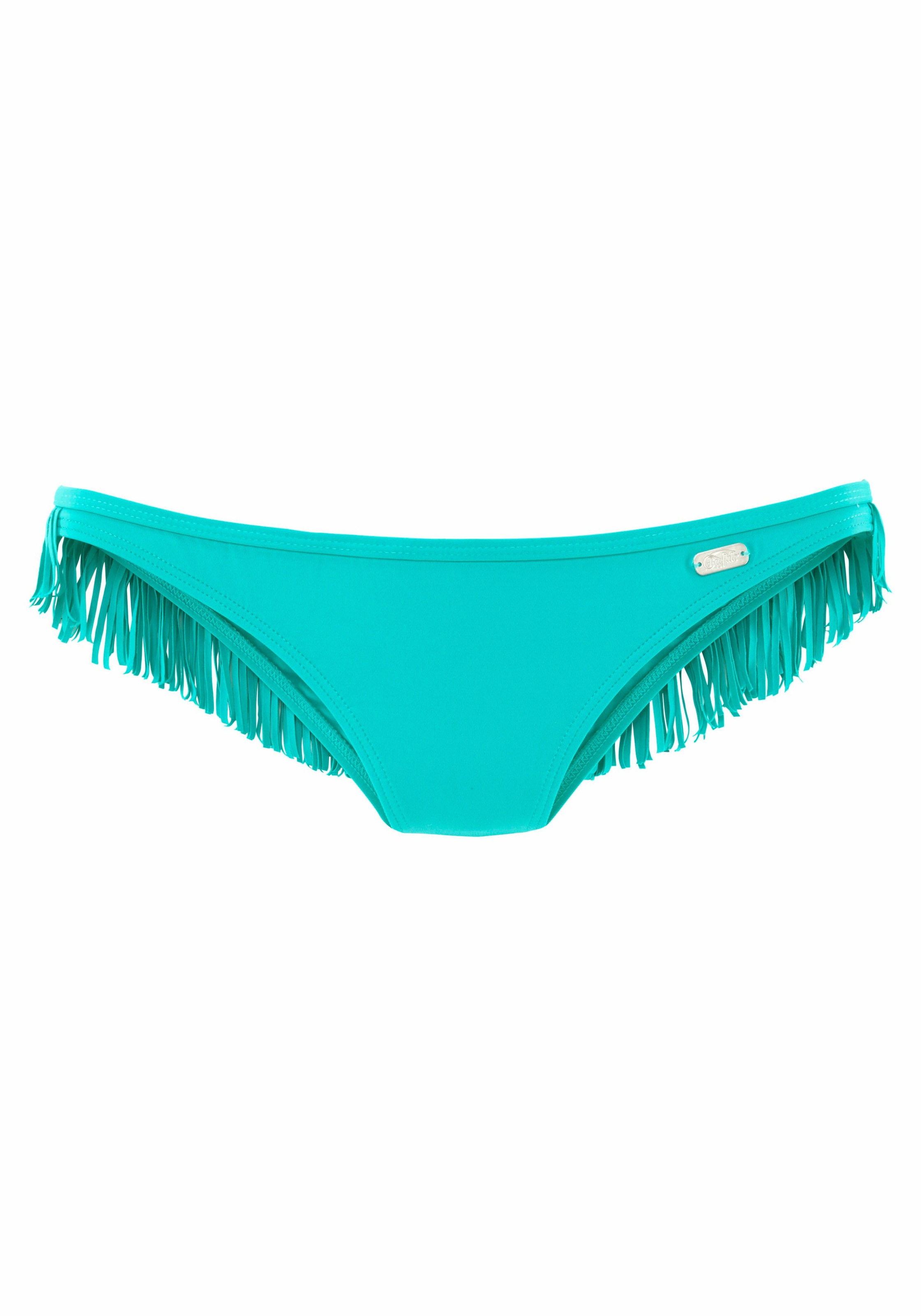 Buffalo Bikini-Hose "Happy" in knapper Brasilien-Form mit Fransen günstig online kaufen