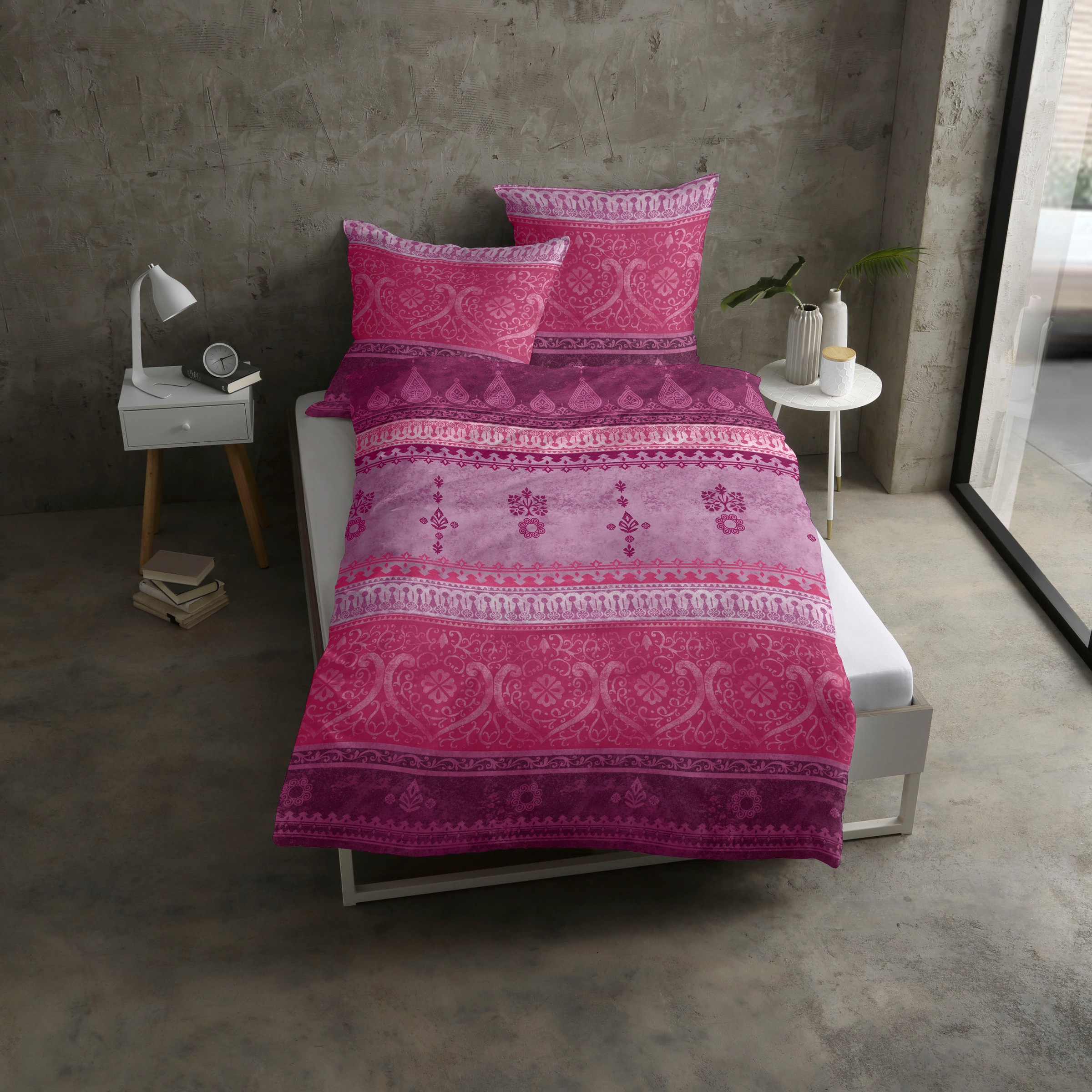 CASATEX Bettwäsche "Indi" 3 Stk. romantisch, orientalisch, weich und gemütl günstig online kaufen