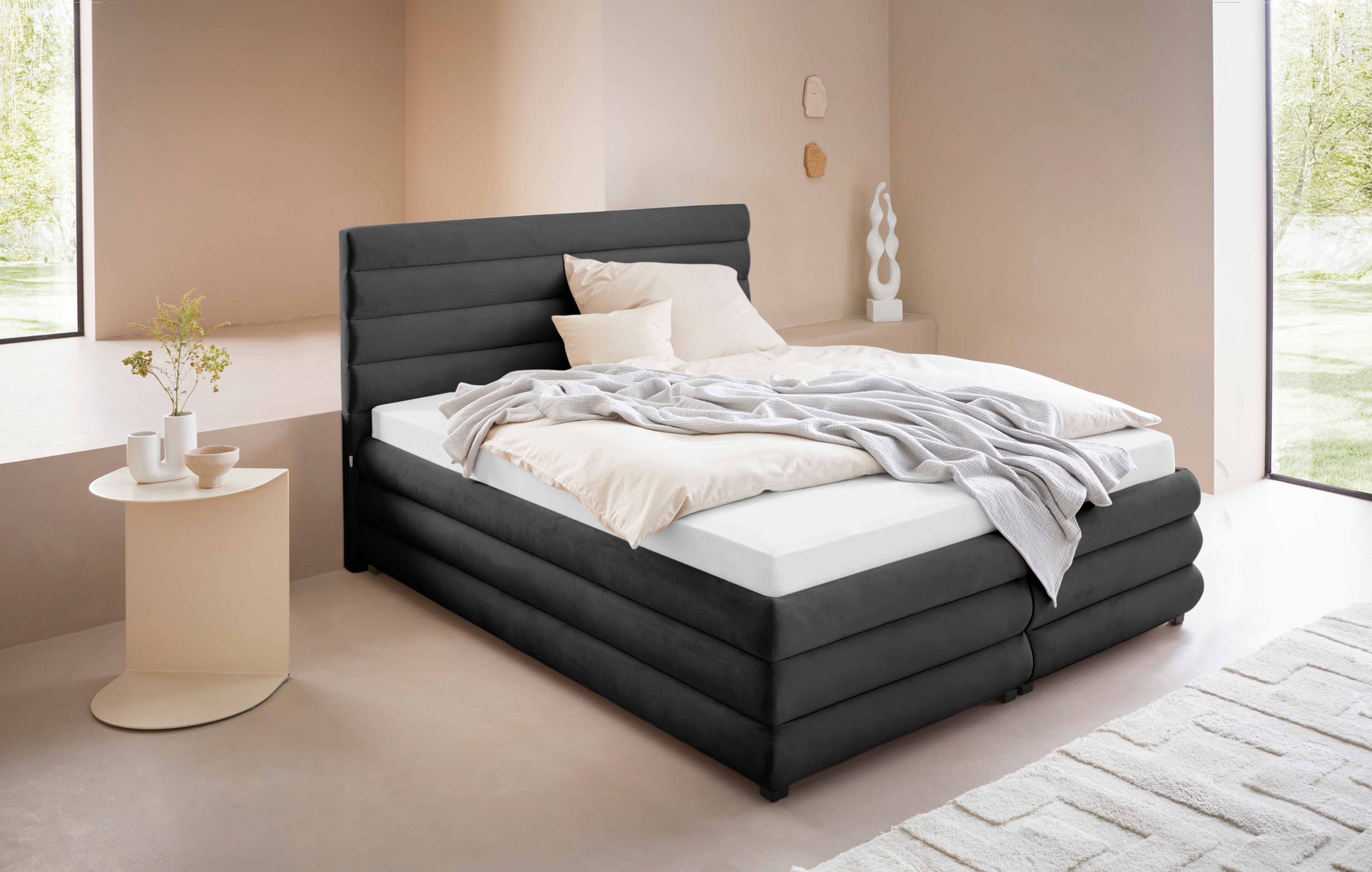 LeGer Home by Lena Gercke Polsterbett "Maylis" wahlweise mit und ohne Matratze und Lattenrost, auch in 200cm Breite