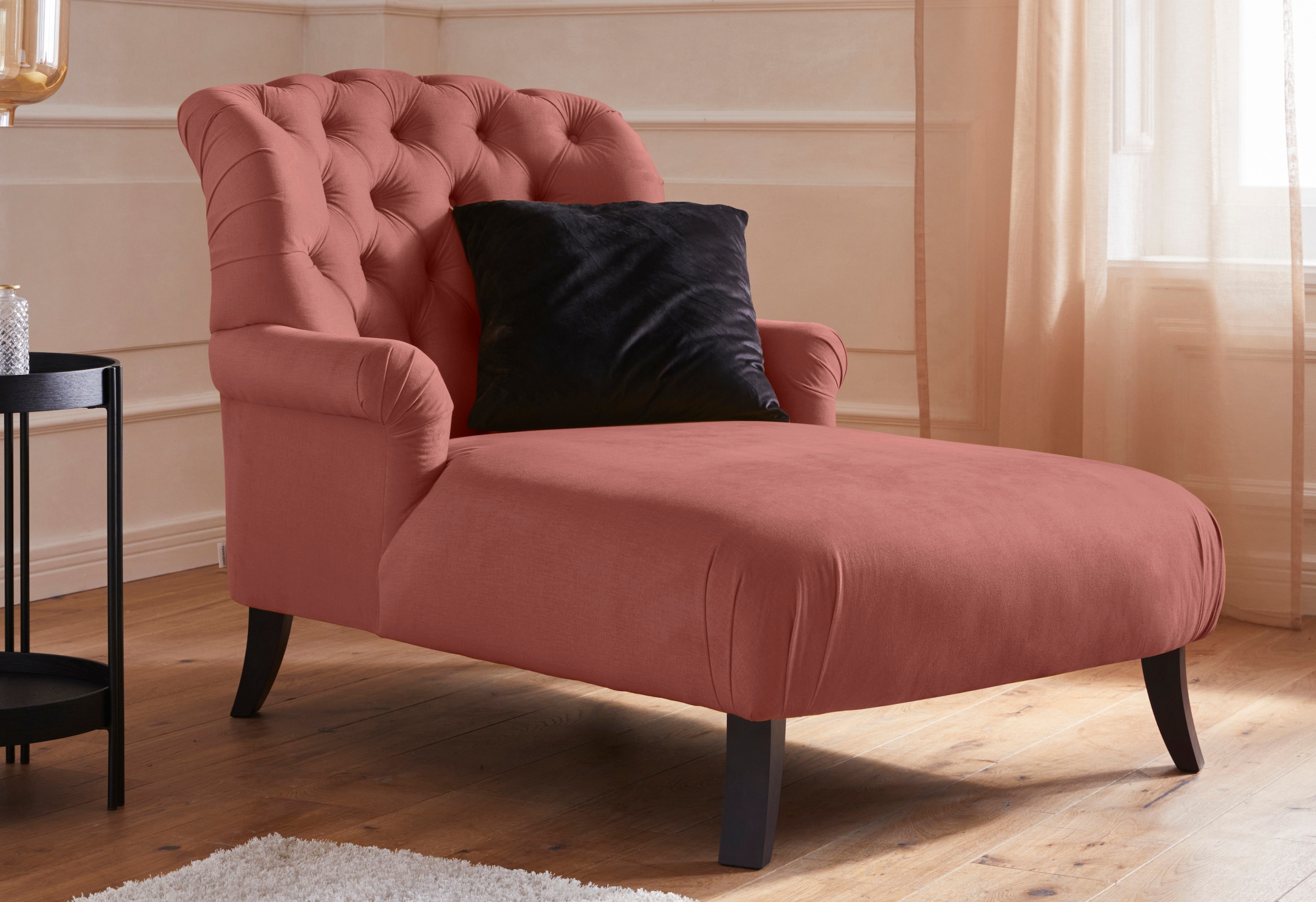 Home affaire Loveseat "Amiens Sessel Loungesessel", mit wunderschöner Knopf günstig online kaufen
