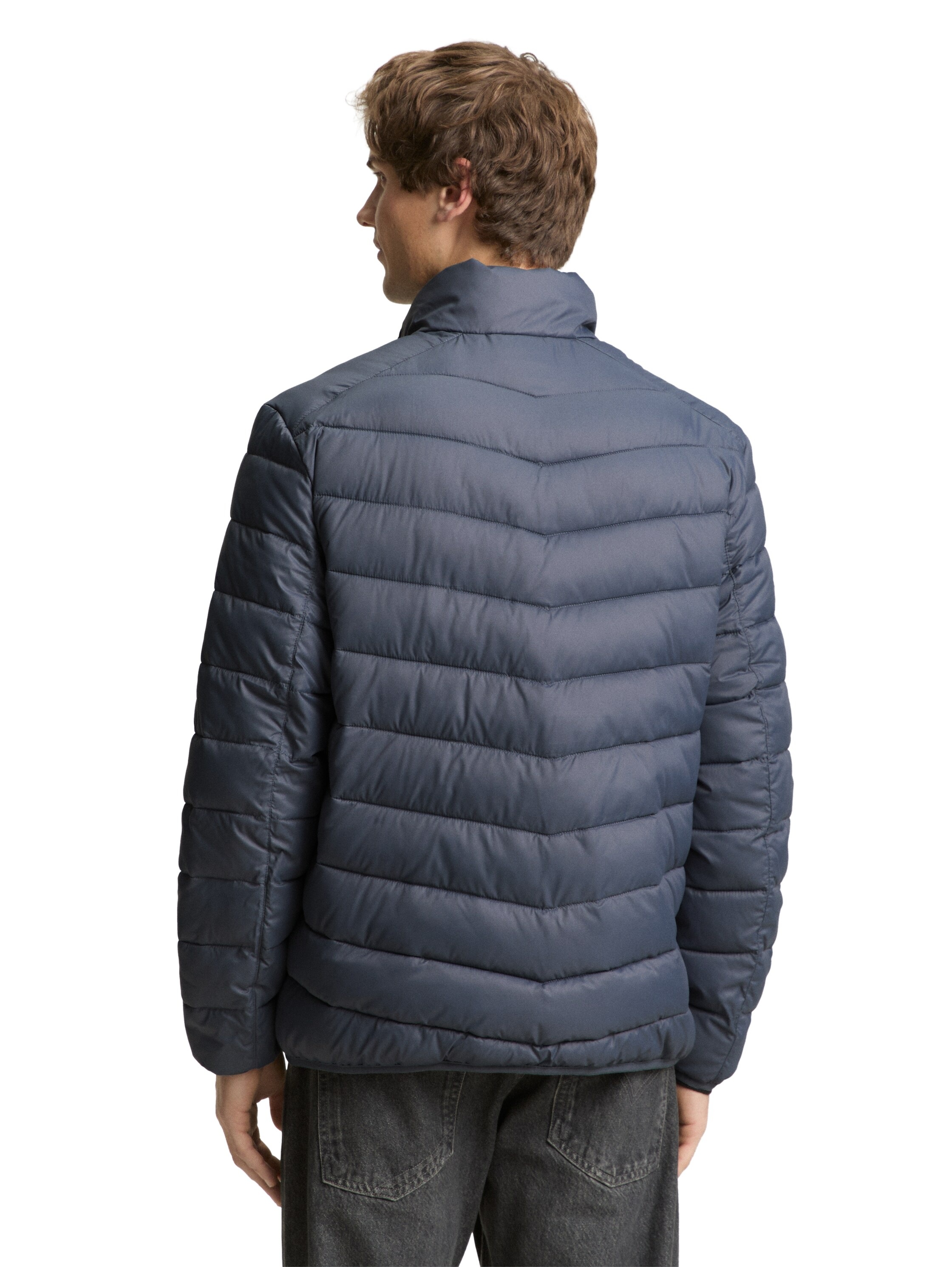 TOM TAILOR Denim Steppjacke ohne Kapuze mit Stehkragen günstig online kaufen