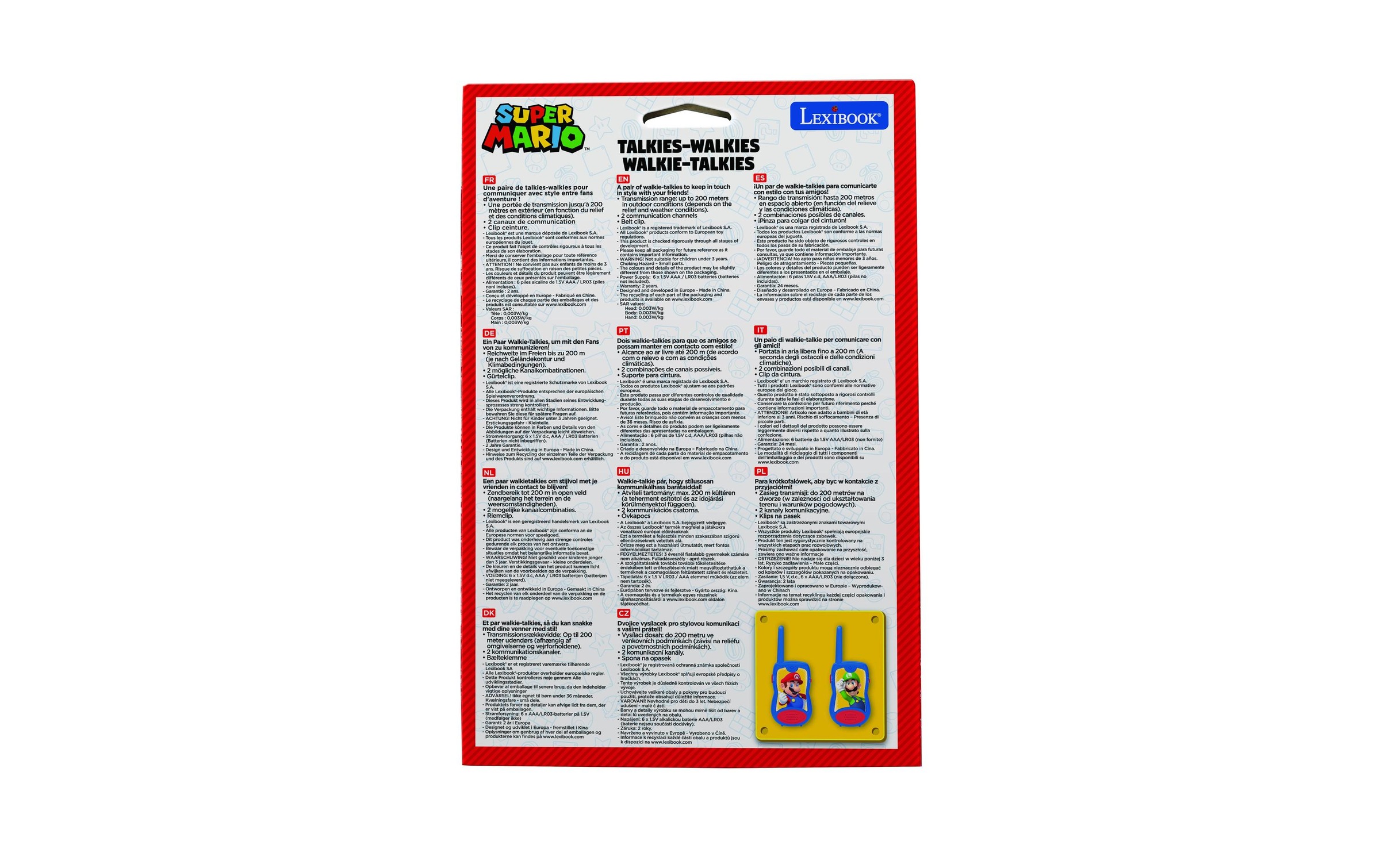 Lexibook® Walkie Talkie »Super Mario 120 m«
