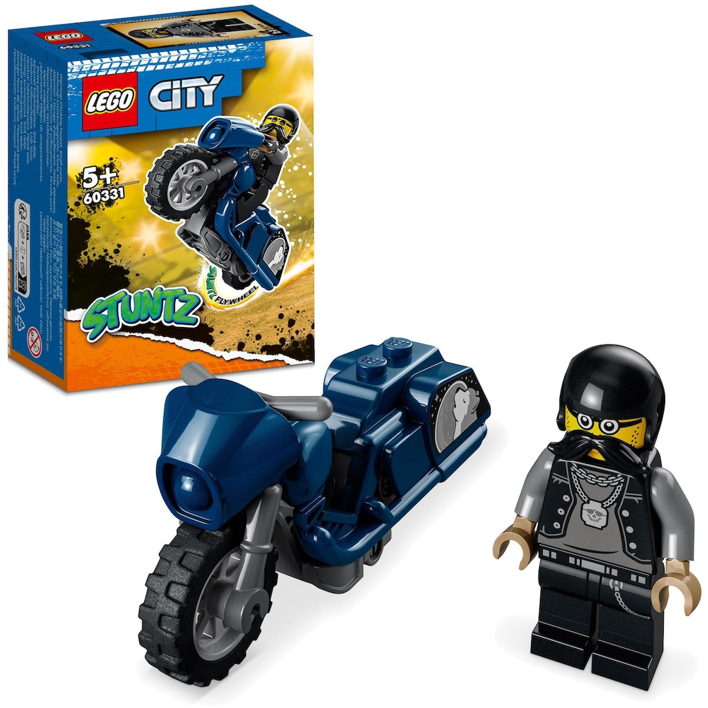 LEGO® Konstruktionsspielsteine »Cruiser-Stuntbike (60331), LEGO® City Stuntz«, (10 St.), Made in Europe