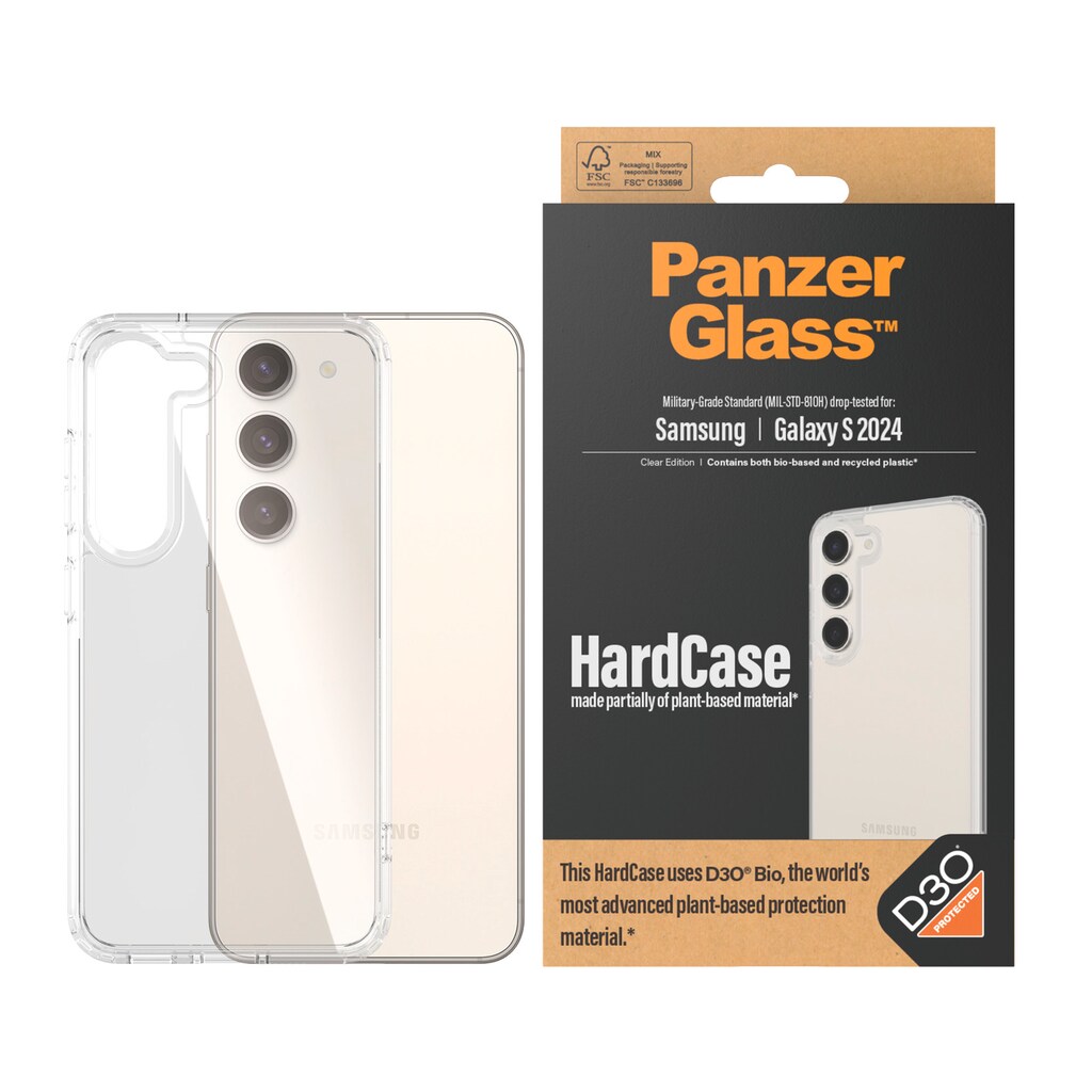 PanzerGlass Handyhülle »HardCase aus D3O für Samsung Galaxy S24«