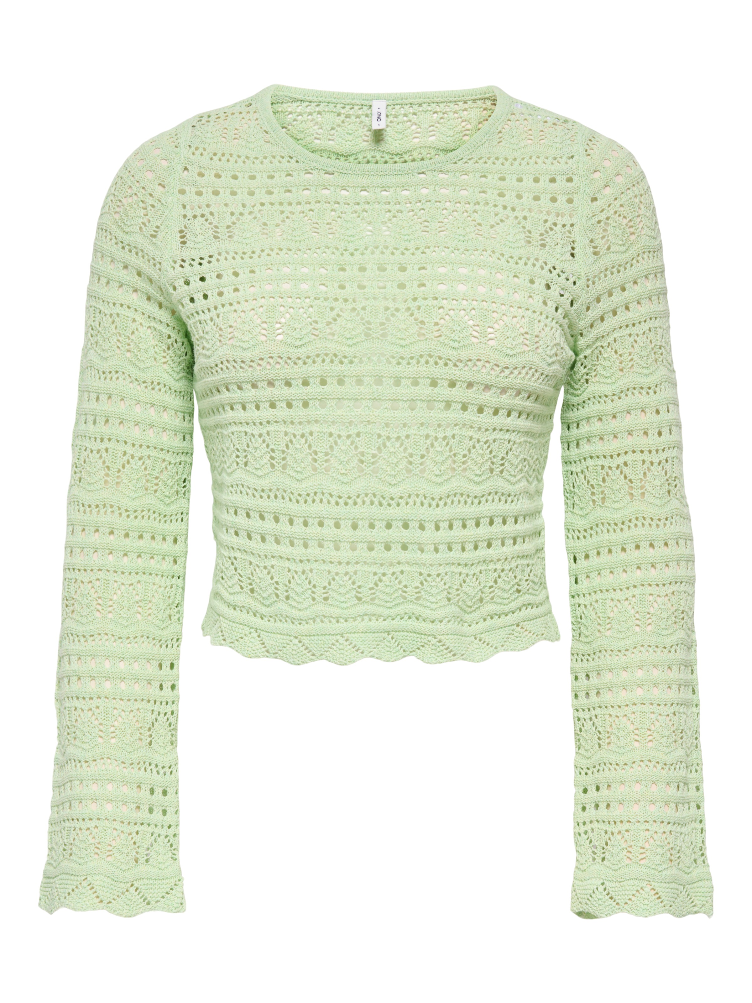 ONLY Strickpullover "ONLELKE LIFE LS PULLOVER KNT NOOS" Lochstickerei, verk günstig online kaufen