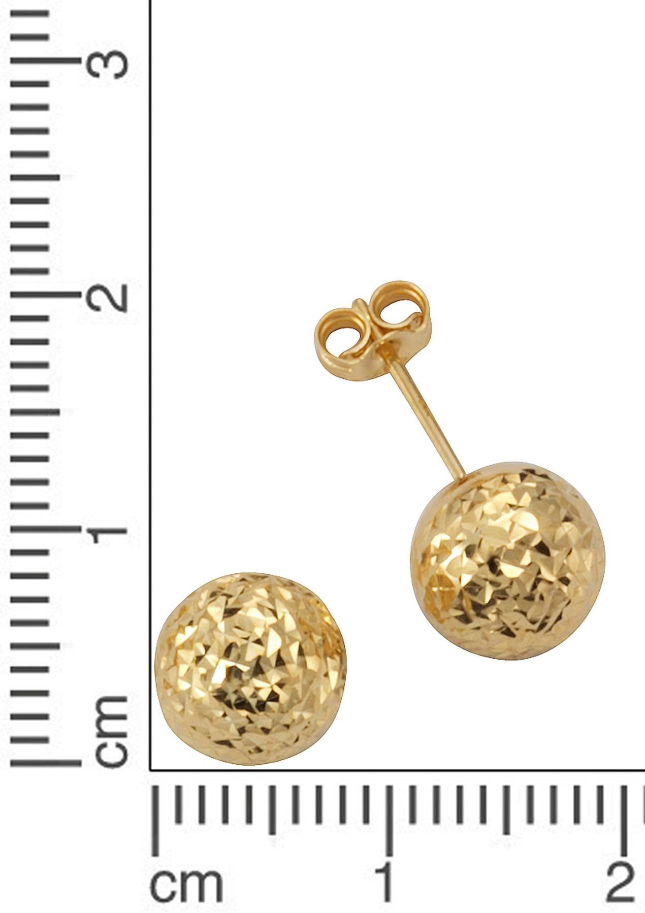 Firetti Paar Ohrstecker »Schmuck Geschenk Gold 375 Ohrschmuck rund diamantiert«
