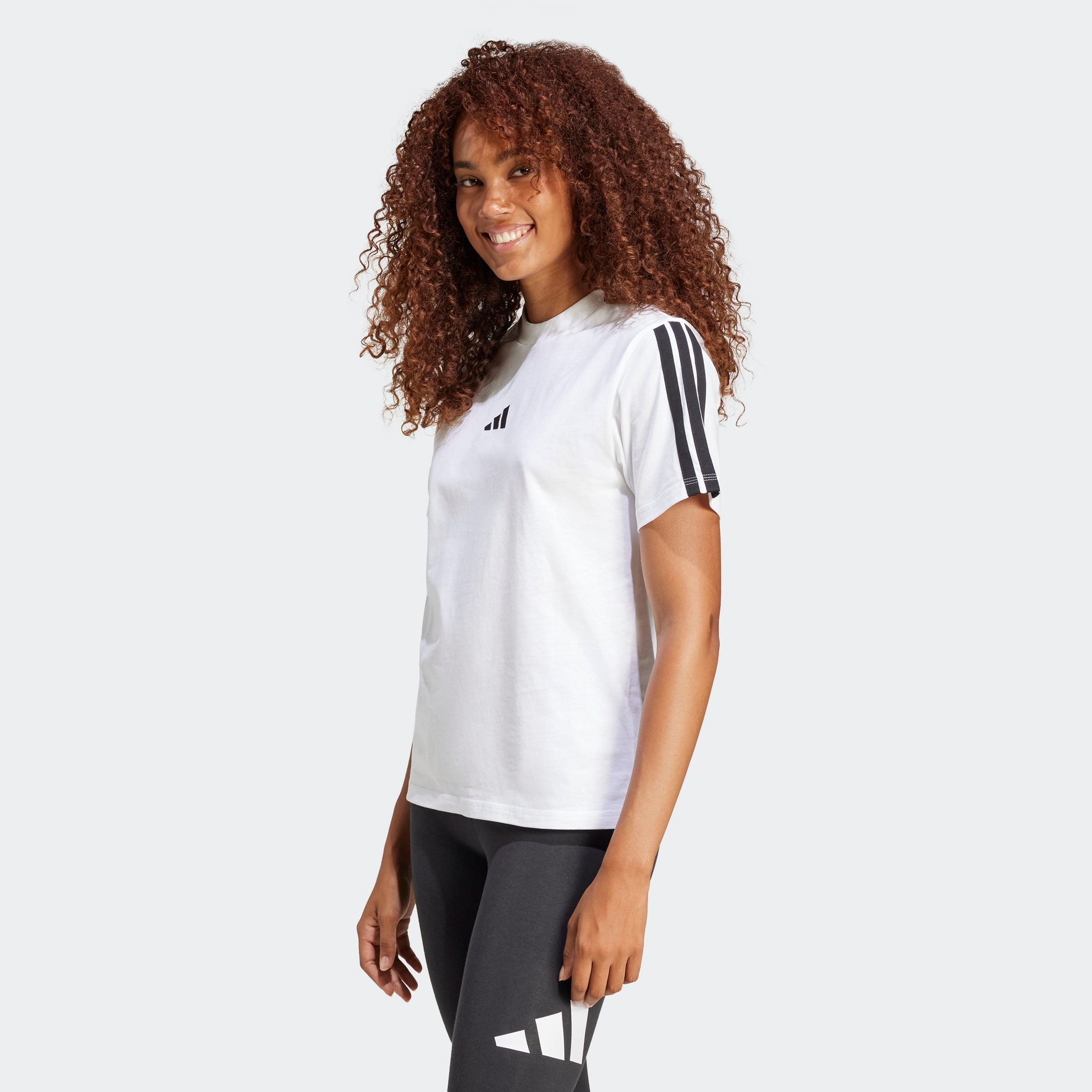 adidas Sportswear T-Shirt "W 3S SJ T B" klassische 3-Streifen an den Ärmeln günstig online kaufen