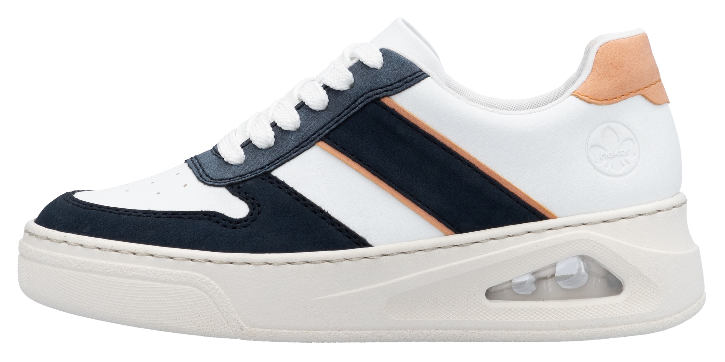 Rieker Plateausneaker, Basket-Sneaker, Schnürschuh, Halbschuh mit Rieker Air Ausstattung