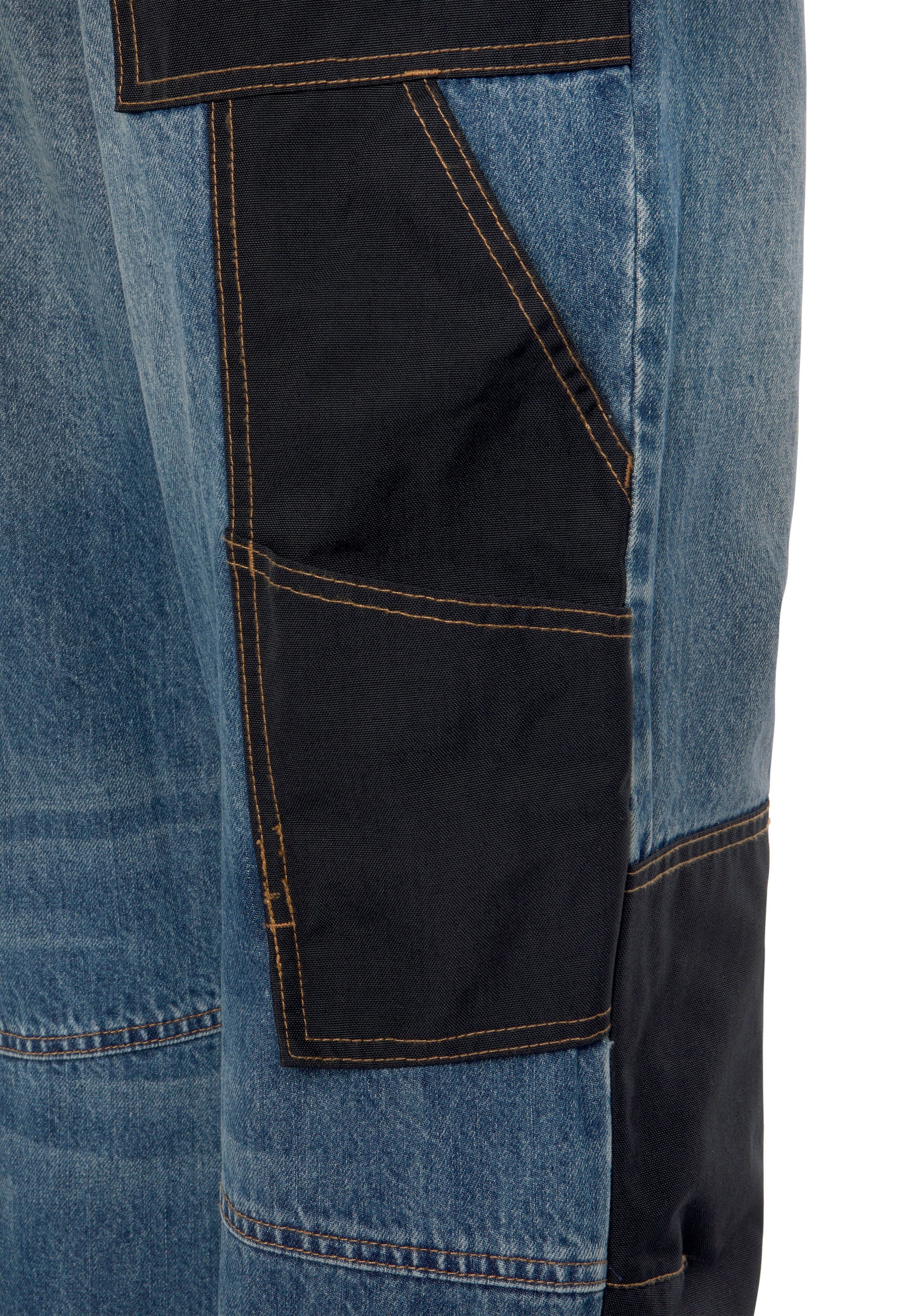 100% Cordura Jeans«, auf comfort 9 robuster mit Rechnung dehnbarem »Multipocket aus Taschen, BAUR Bund, Country Knieverstärkung fit), praktischen Jeansstoff, Northern Baumwolle, | (aus Arbeitshose