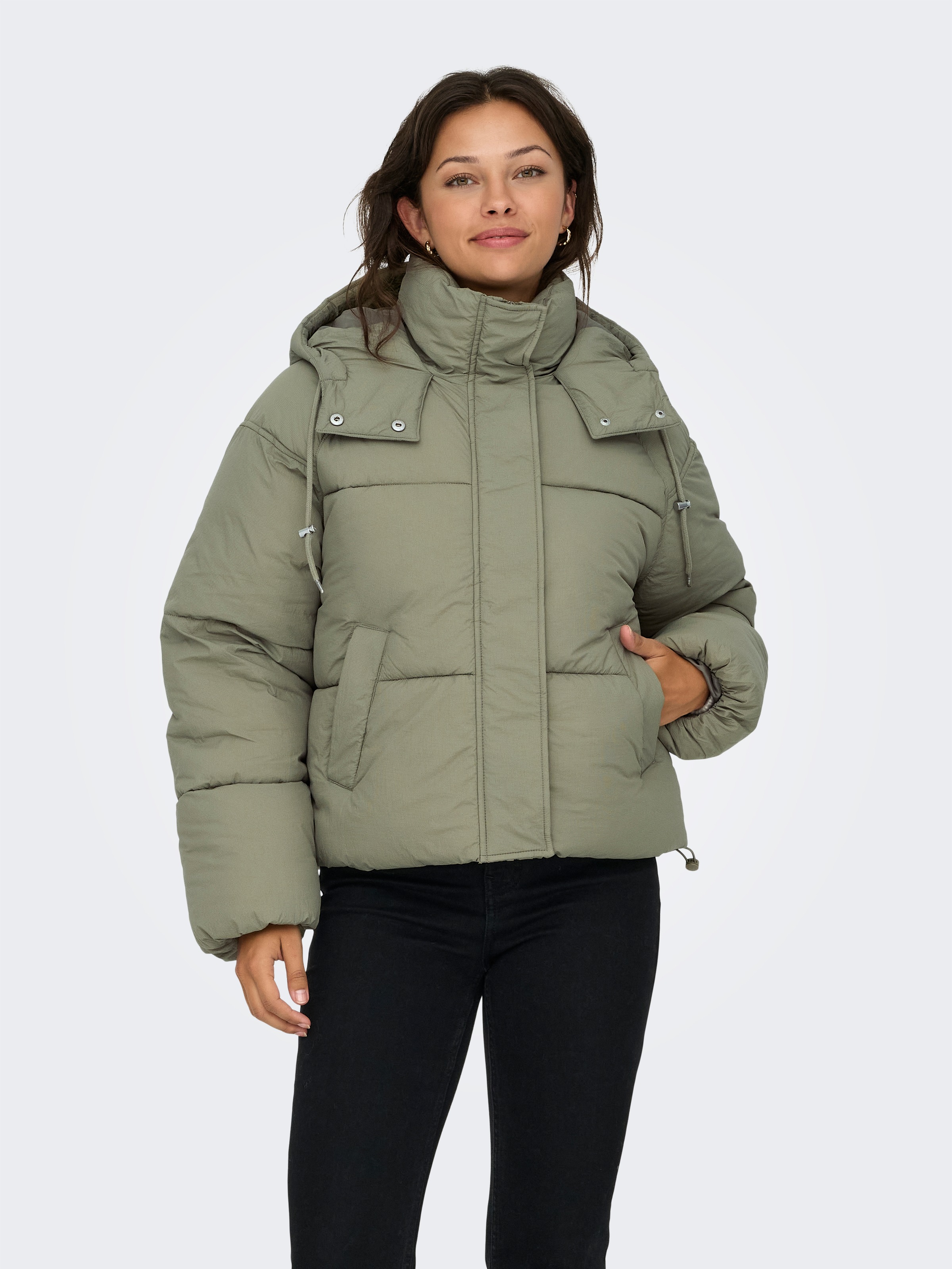 ONLY Steppjacke "ONLHOPE SHORT PUFFER JACKET CC OTW" mit Kapuze günstig online kaufen