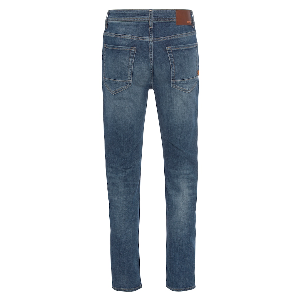 BOSS ORANGE Regular-fit-Jeans »Taber BC-C«, mit BOSS Label