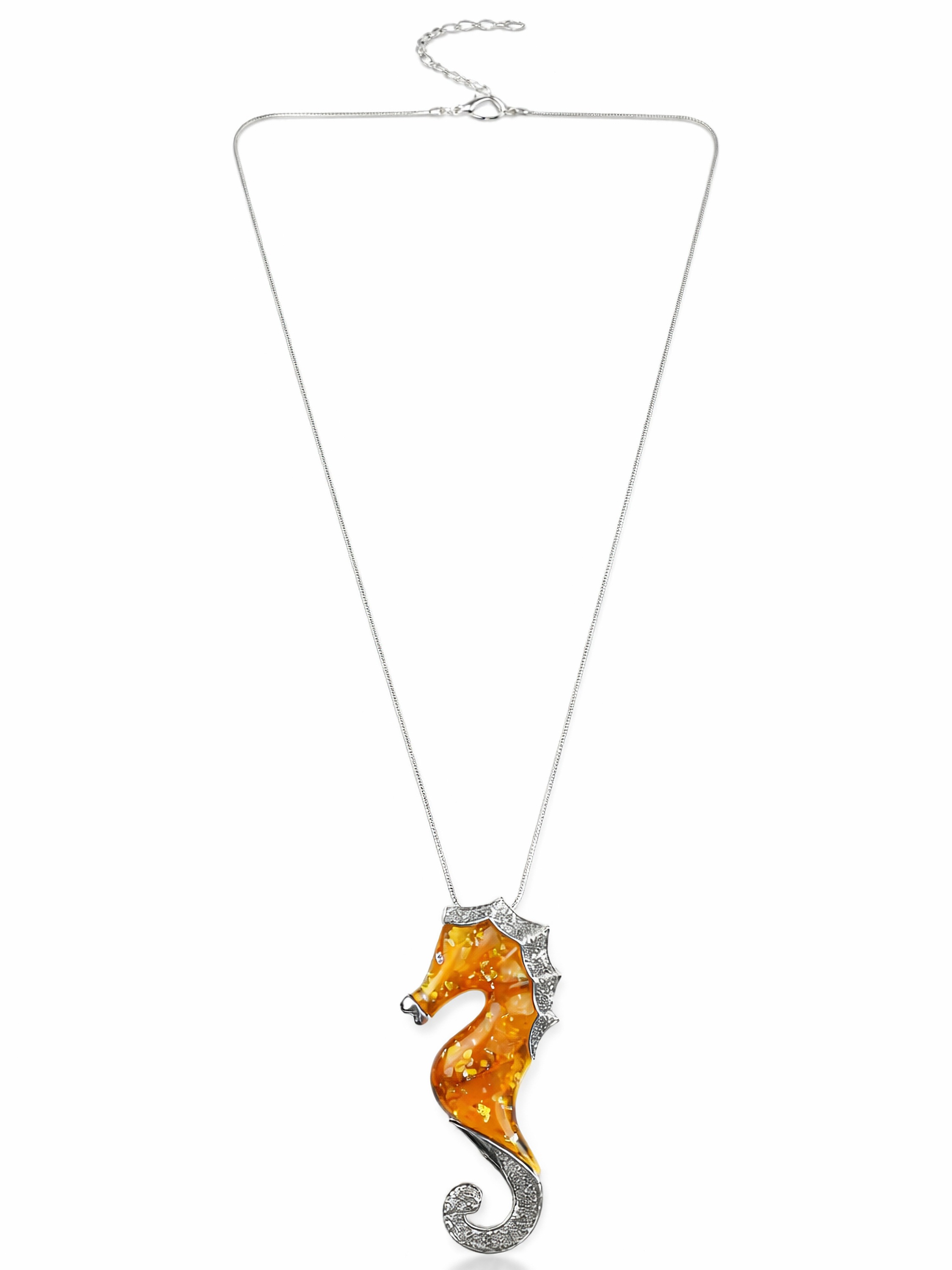 COLLEZIONE ALESSANDRO Lange Kette "Seahorse" mit Seepferdchenanhänger günstig online kaufen