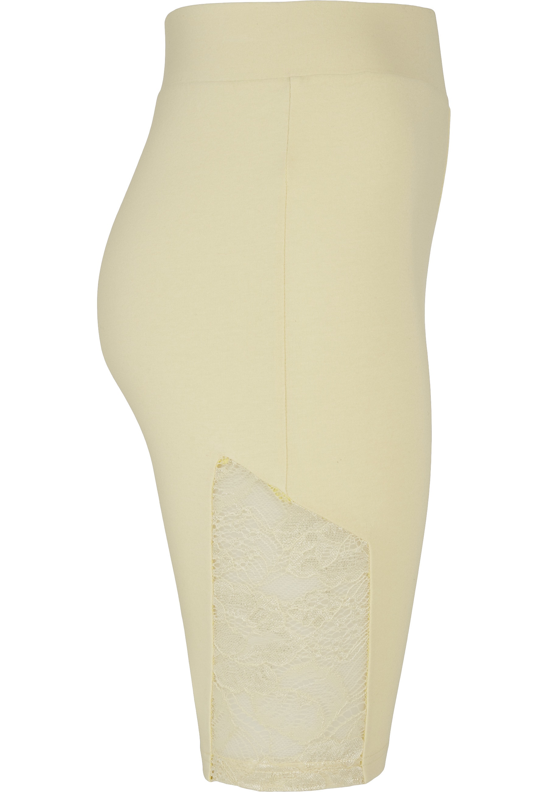 URBAN CLASSICS Fahrradhose »Urban Classics Damen Ladies High Waist Lace Inset Cycle Shorts«