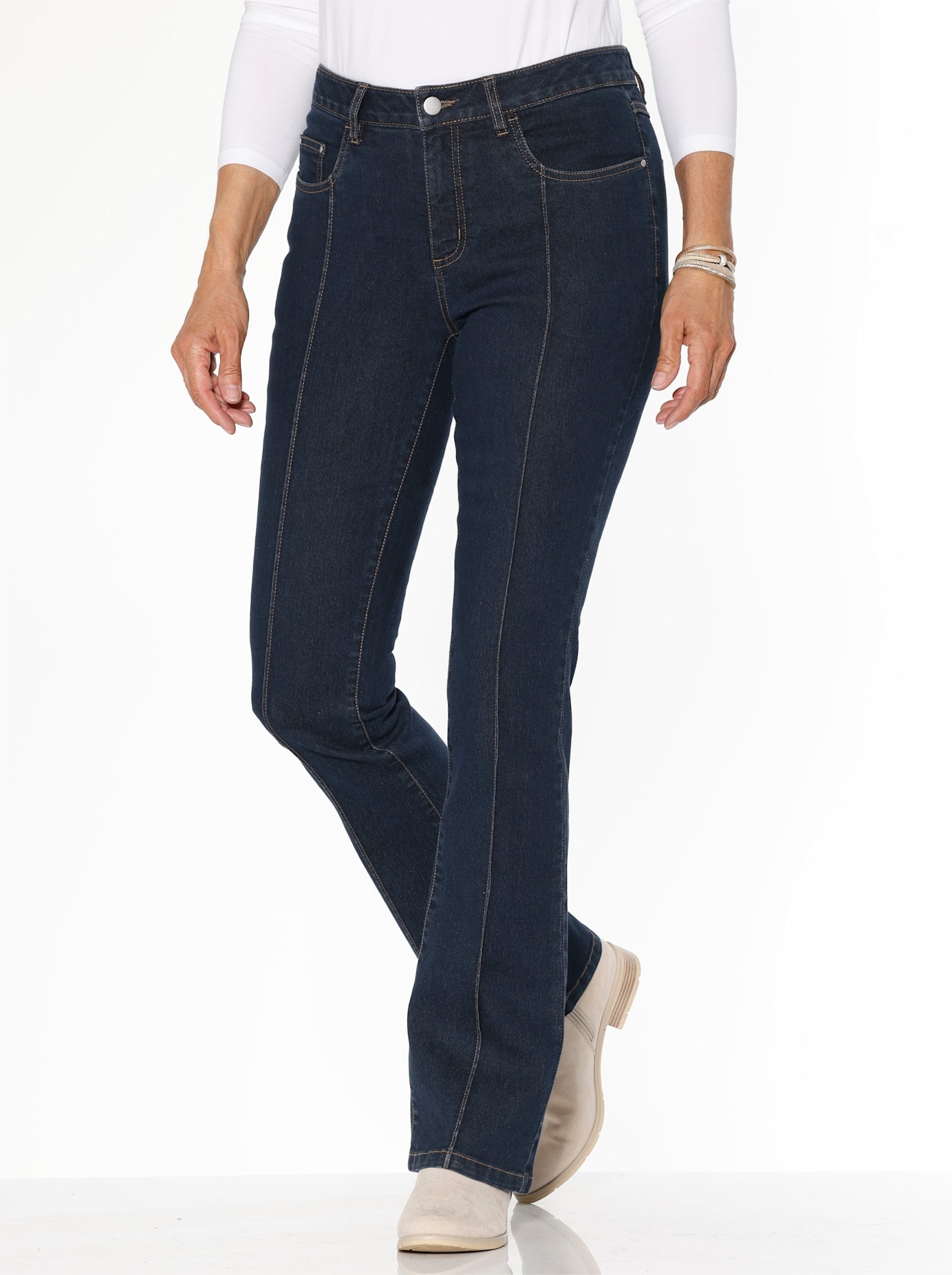Classic Basics Bootcut-Jeans 1 Stk. günstig online kaufen