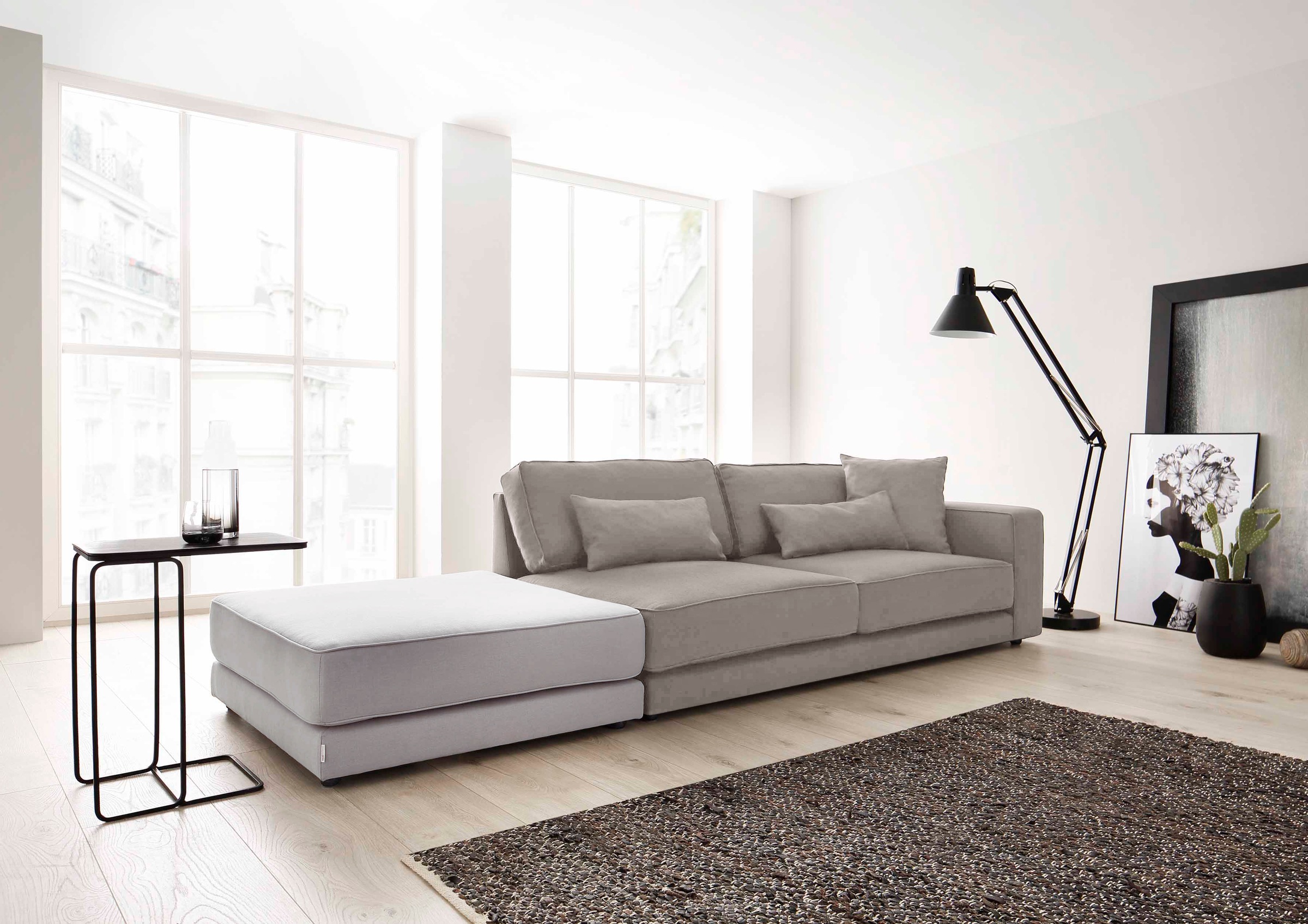 OTTO products Ecksofa "Grenette", frei oder als Teil des Modulsofas, Baumwo günstig online kaufen