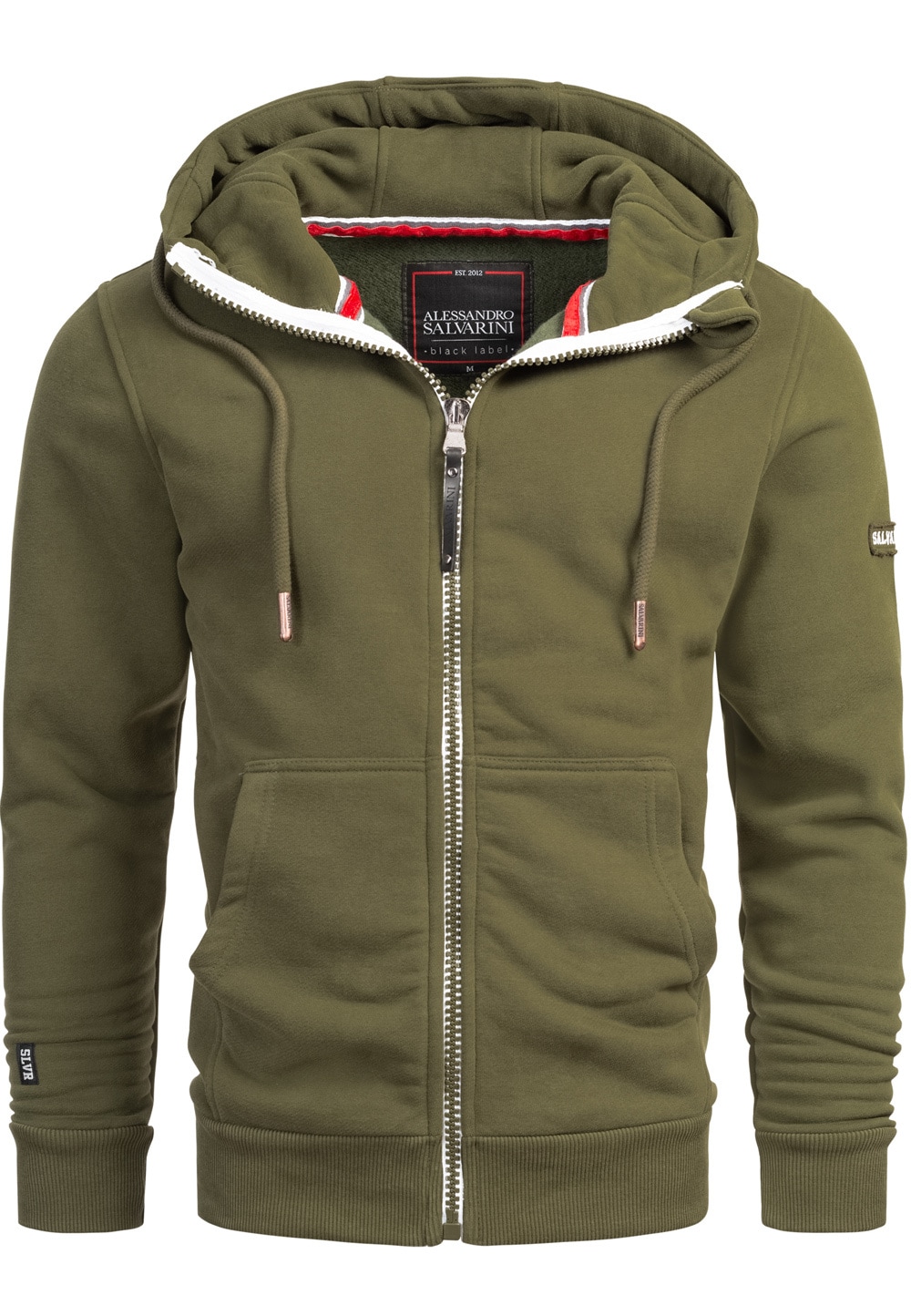 Alessandro Salvarini Sweatjacke "ASBergamo", aus hochwertigem, warmem Material