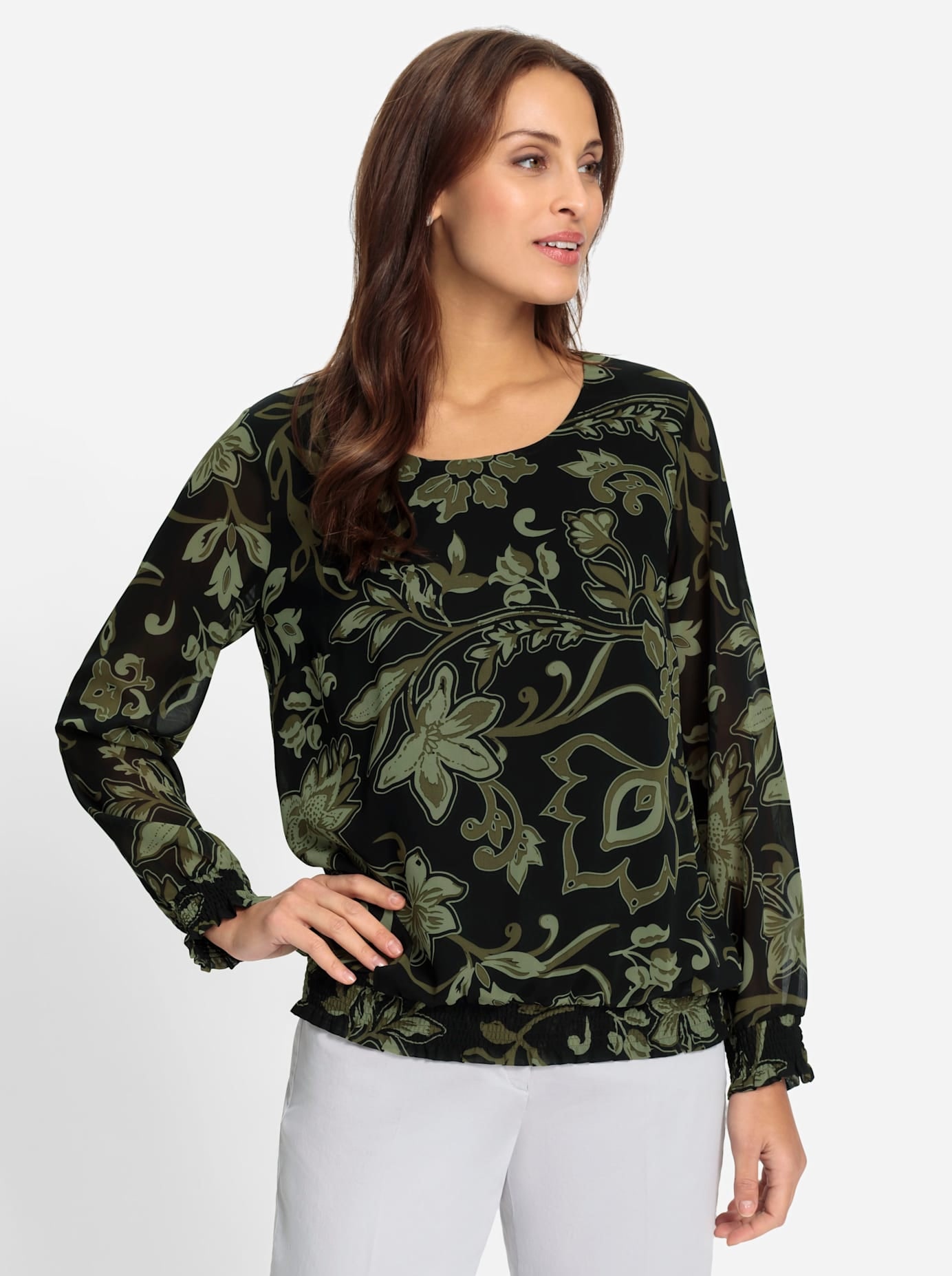 Lady Georgettebluse