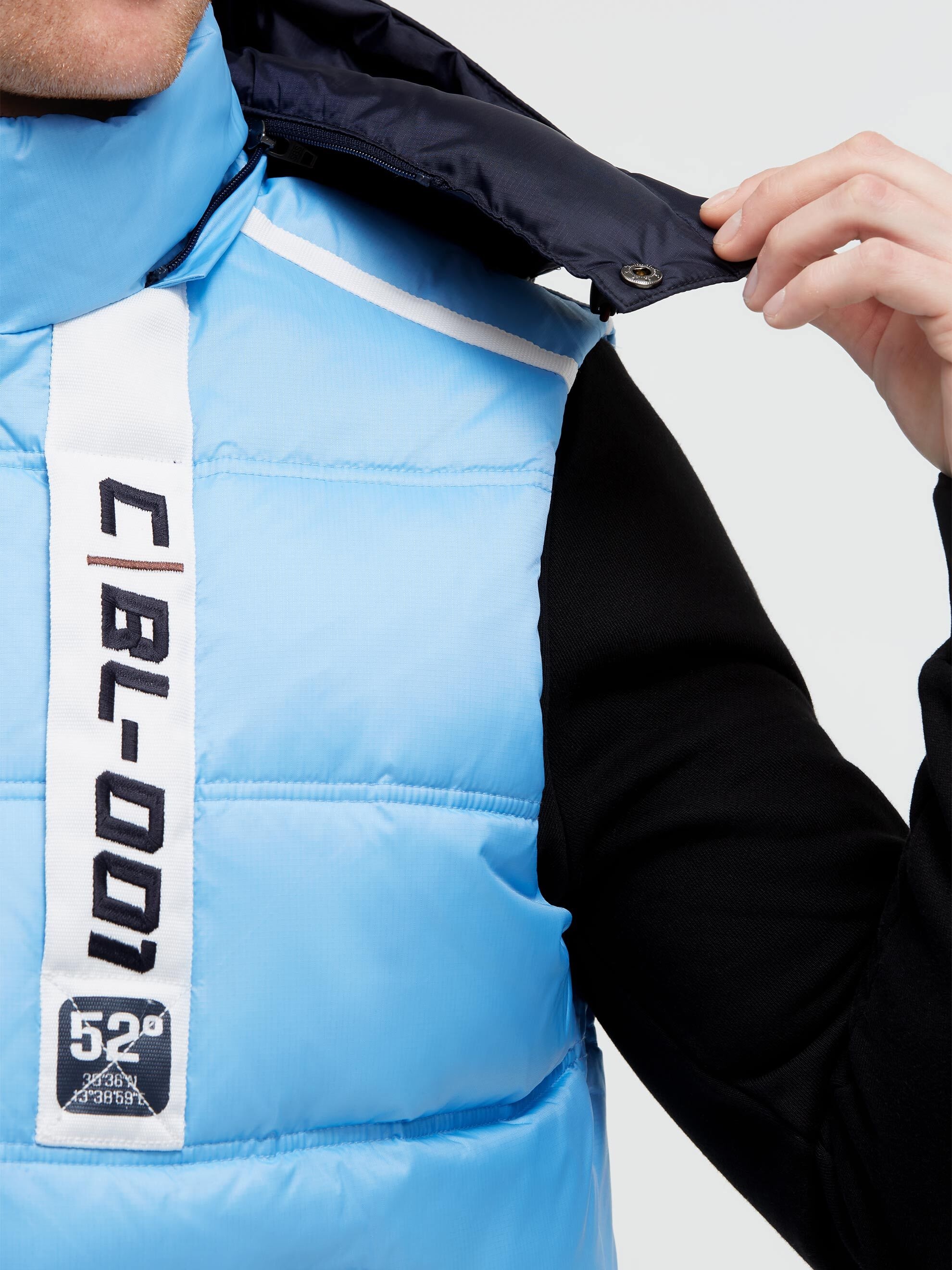 CAMP DAVID Steppweste mit Brusttasche