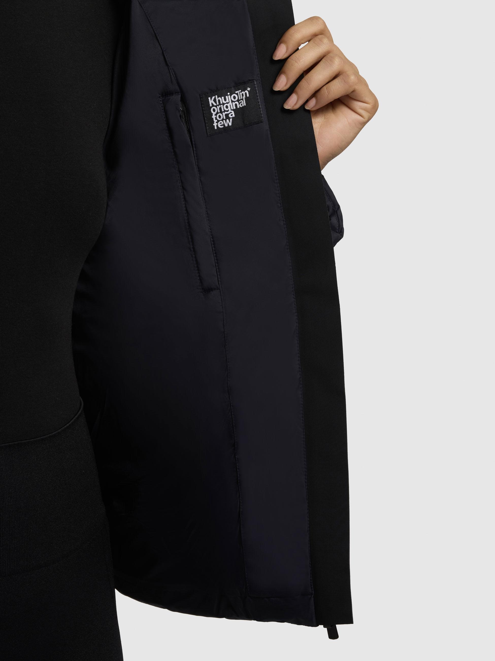 khujo Winterjacke »Liev-YM«, mit Kapuze, Warme gesteppte Damen Kapuzenjacke