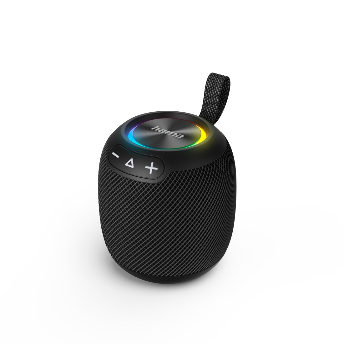 Hama Bluetooth-Lautsprecher »Bluetooth Box, LED, 16 W, wasserdicht IPX7, TWS, schwarz«, 10 Stunden Akkulaufzeit