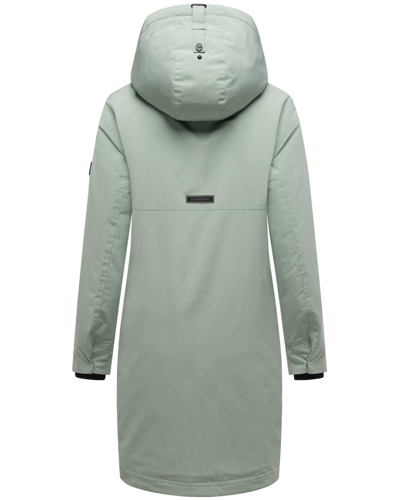 Thumbnail - Navahoo Wintermantel "Hageltanz 14" Warmer Damen Kurzmantel mit Kapuze