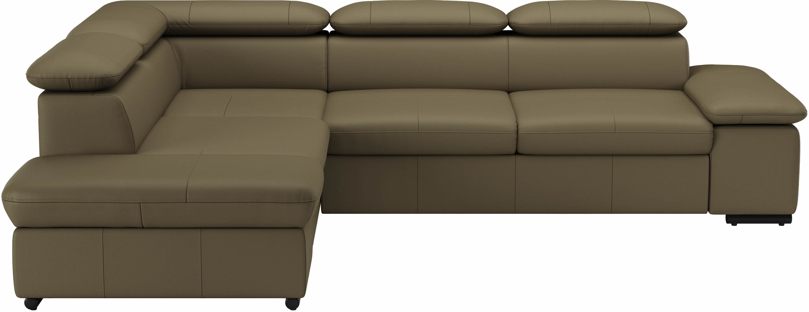 sit&more Ecksofa "Alcudia L-Form, B: 272 cm, Arm- und Kopfteilverstellung, Eckcouch" optional Schlaffunktion, Komfortsitz