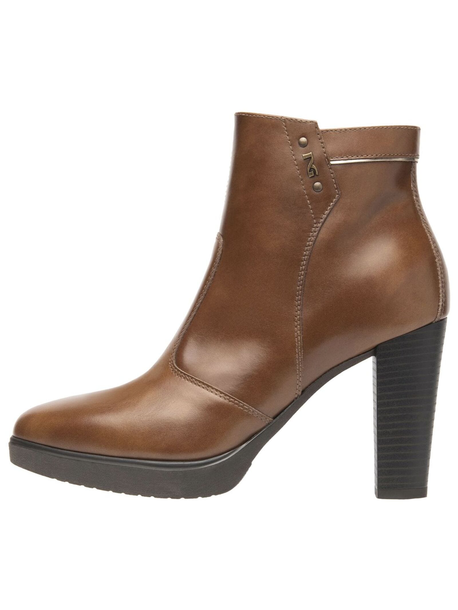 Nero Giardini High-Heel-Stiefelette »Nero Giardini Stiefelette Leder/Synthetik«